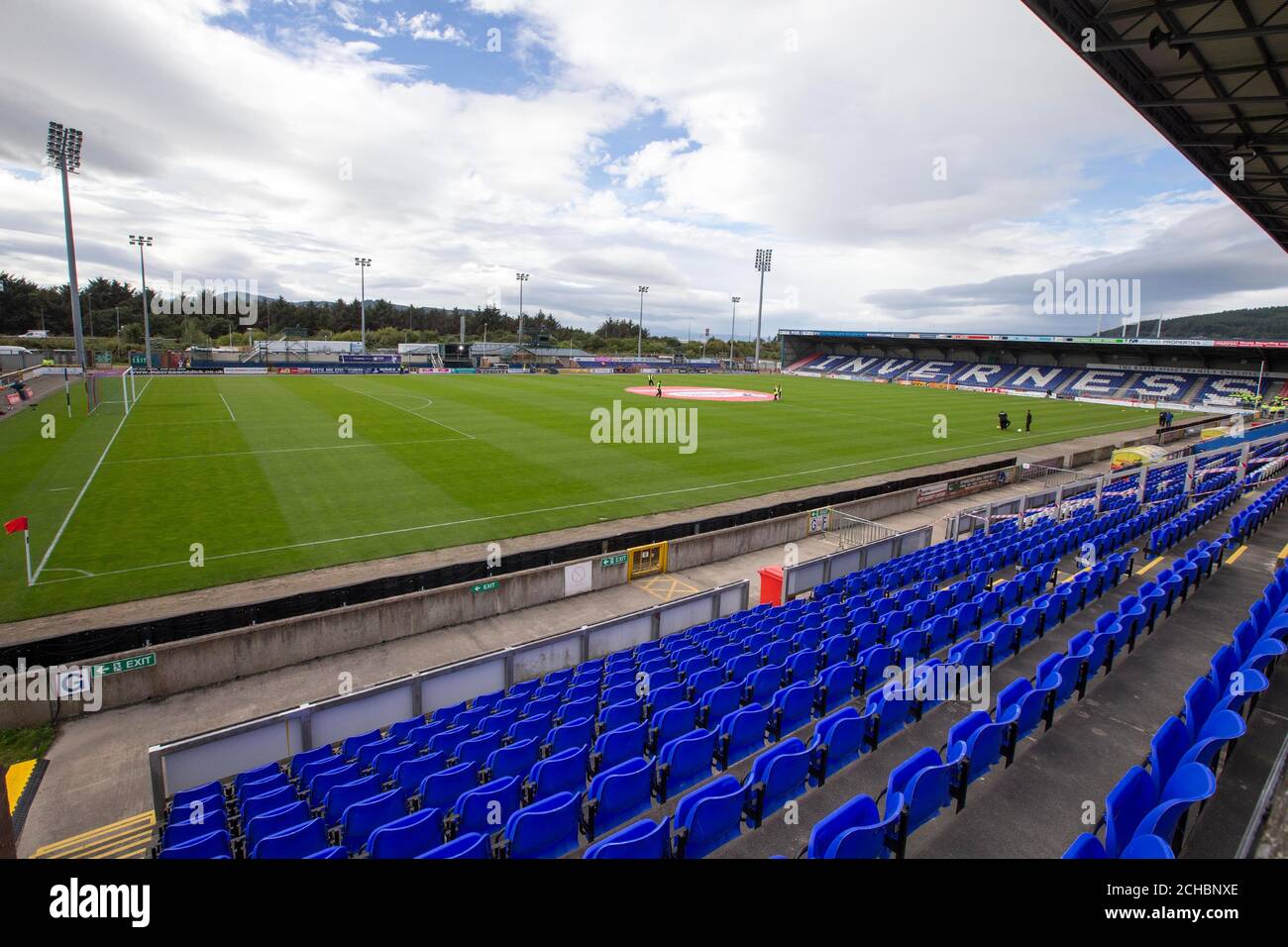 Football inverness ct gv vue générale Banque de photographies et d ...
