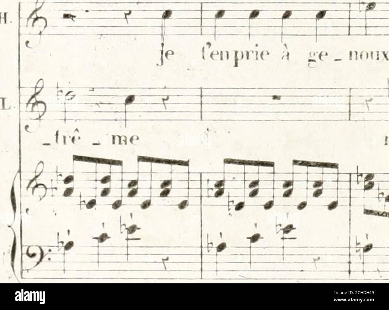 . Haydée, ou, le secret : opéra comique en trois actes . i je (enprime à ite - noux ^ÊÈm non, non pluJol . pe_i ir 3CT?«É - ^ zwlu ^ 4...—i g— MV^t 0 tfe^ r ^H4^ k WB Récit. t* ^ Elihiendonc •• (j^uetu no-sestr,i_liii je letlero-berai seule ei malgré toi . T | i ■ f ■ 0 -0~ * • : ! I ~* - F 0 W 1 : : i / 9 même justices L< seujemenl eomplanj sui h -■• T; pf Jer A les jours Iule u_re pour moi |lu suis les conserver cl moi ks& 1 gfa :»j PT% Banque D'Images