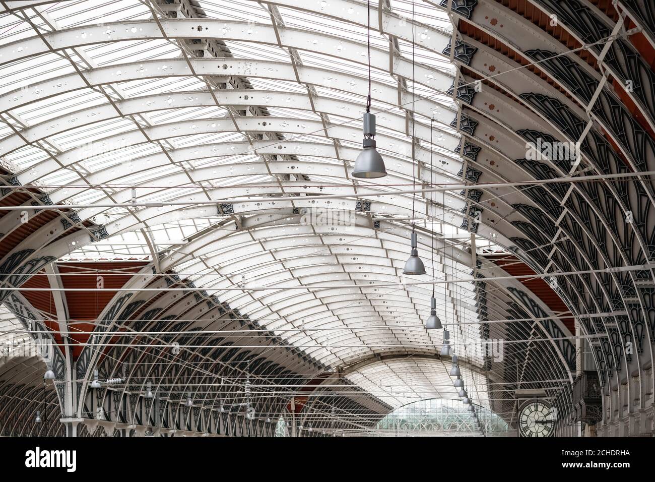 Plafond de la gare de Paddington Banque D'Images