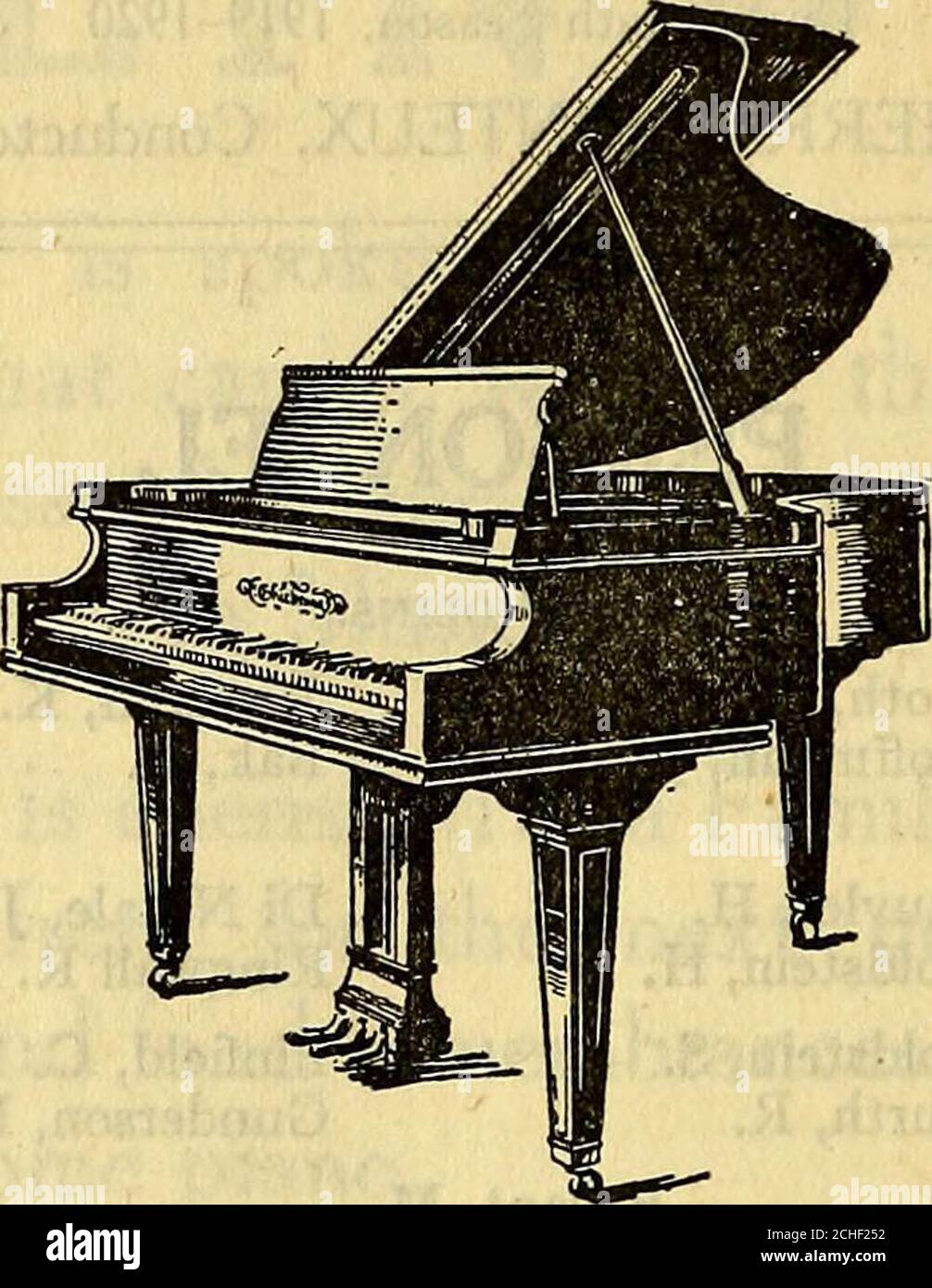 Programme As Denayer F Berlin V Van Veen Wittmarm F Van Wynbergen C Shirley P H Kay W Blumenau W Grover H Salis J Violoncellos Bedetti J Seder A Miqueue G Nagel