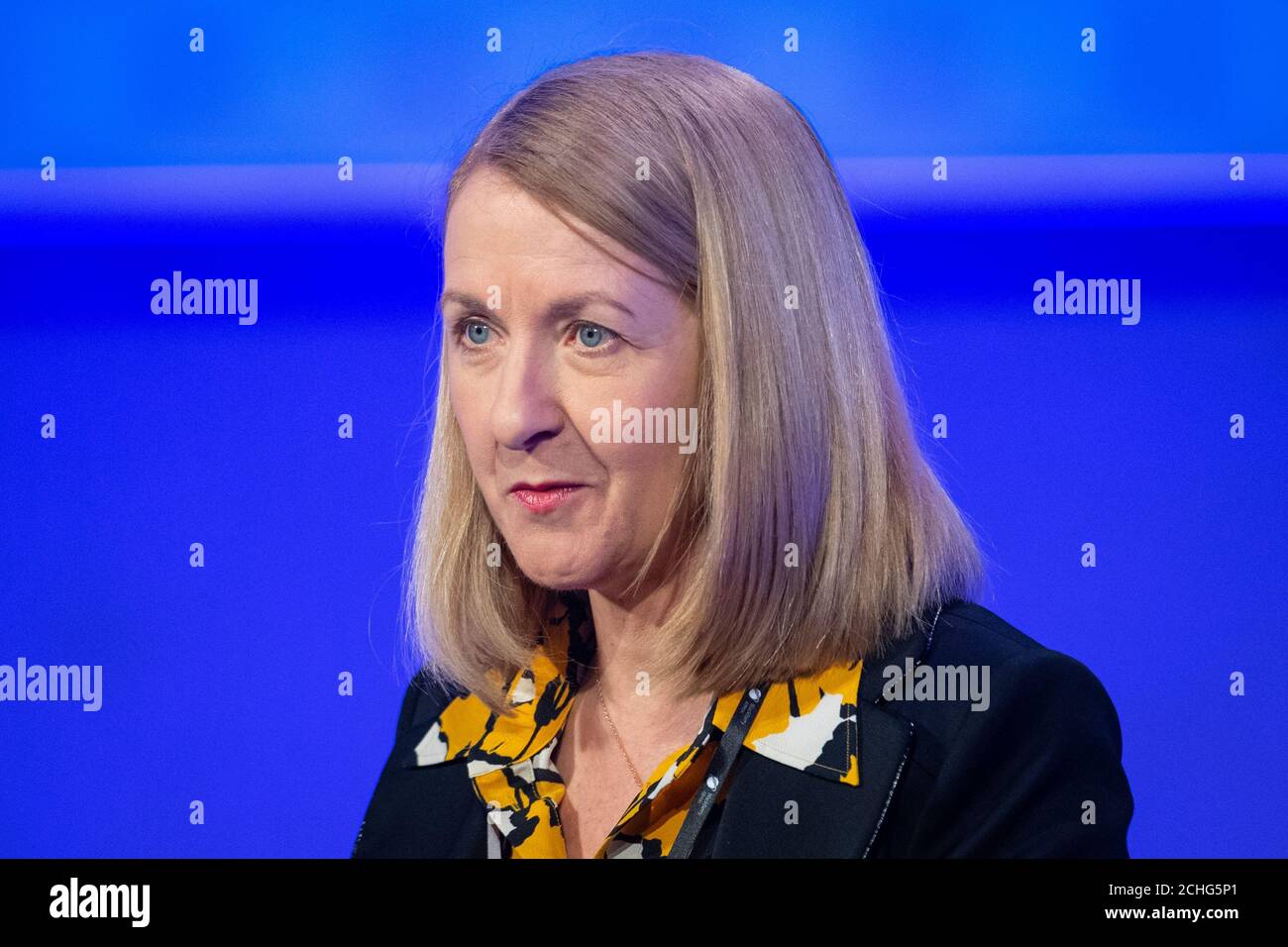 Le président de l'Association des commissaires de police et de crime, Katy Bourne, s'exprime au sommet conjoint du Conseil national des chefs de police et de l'Association des commissaires de police et de crime, au Centre de conférence Queen Elizabeth II, à Londres. Photo PA. Date de la photo: Mercredi 26 février 2020. Le crédit photo devrait se lire comme suit : Dominic Lipinski/PA Wire Banque D'Images