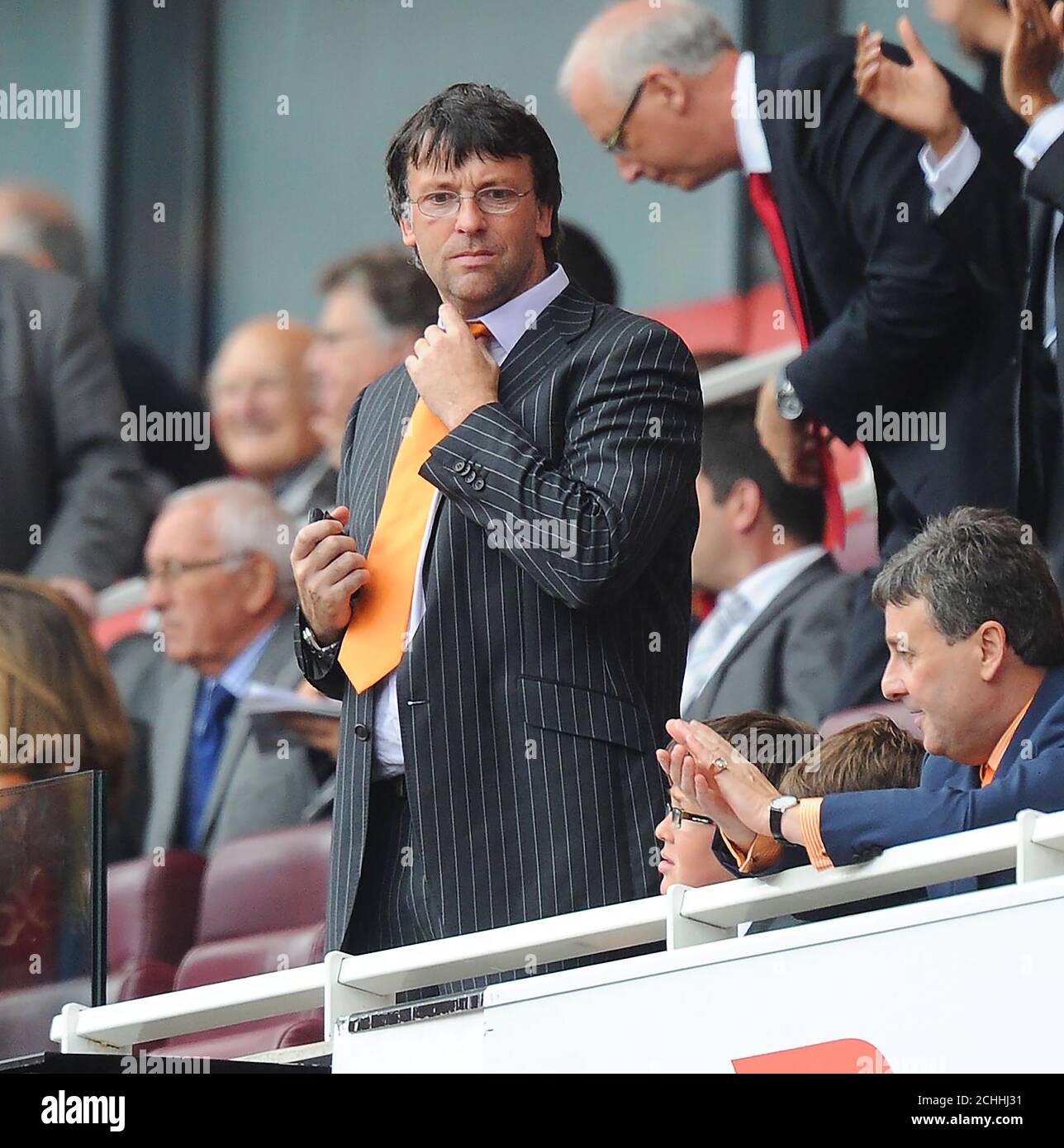 Karl Oyston, Blackpool FC ex-président Arsenal c. Blackpool, Premier League. 21 août 2010. CRÉDIT PHOTO : MARK PAIN / ALAMY Banque D'Images