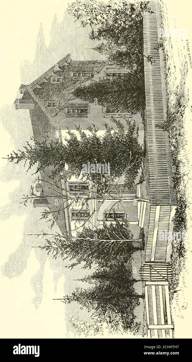 . Discours historique prononcé à l'occasion du cent cinquantième anniversaire de l'église presbytérienne de la haute-Octorara : Comté de Chester, Pennsylvanie, 14 septembre 1870 . tachment des chers peuples de l'église Octorarae. J'ai vécu parmi eux près de six ans, et je n'ai jamais eu mes sentiments blessés, ni mes désirs croisés; et, quand je les ai laissés, ils se sont sentis sûrs qu'ils m'aimaient. Dieu les bénisse tous! L'église presbytérienne des Highlands, un avant-poste de cette congrégation, a été érigée dans les années 1851 à 1855, à travers les efforts de certaines dames, qui, par sollicitation personnelle, ont obtenu le plaisir nécessaire Banque D'Images