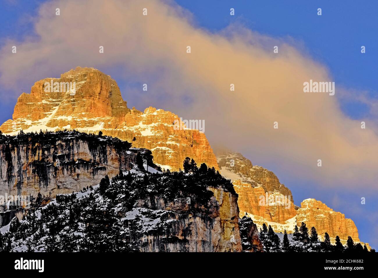 Italie Veneto Dolomiti Bellunesi - Tre cime di lavaredo Banque D'Images