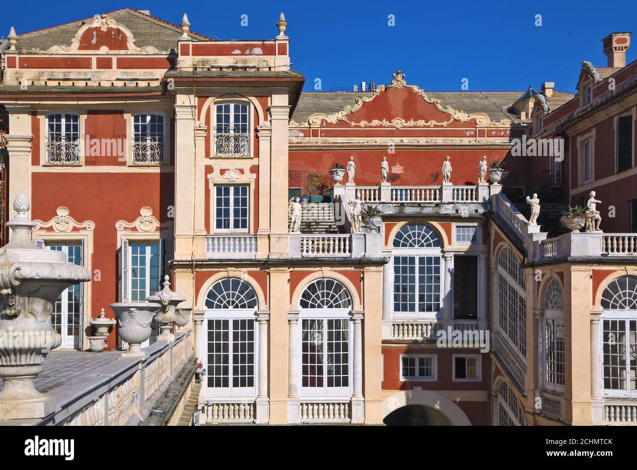 Palais royal de Gênes, Italie Banque D'Images