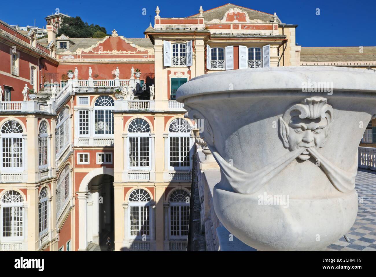 Palais royal de Gênes, Italie Banque D'Images