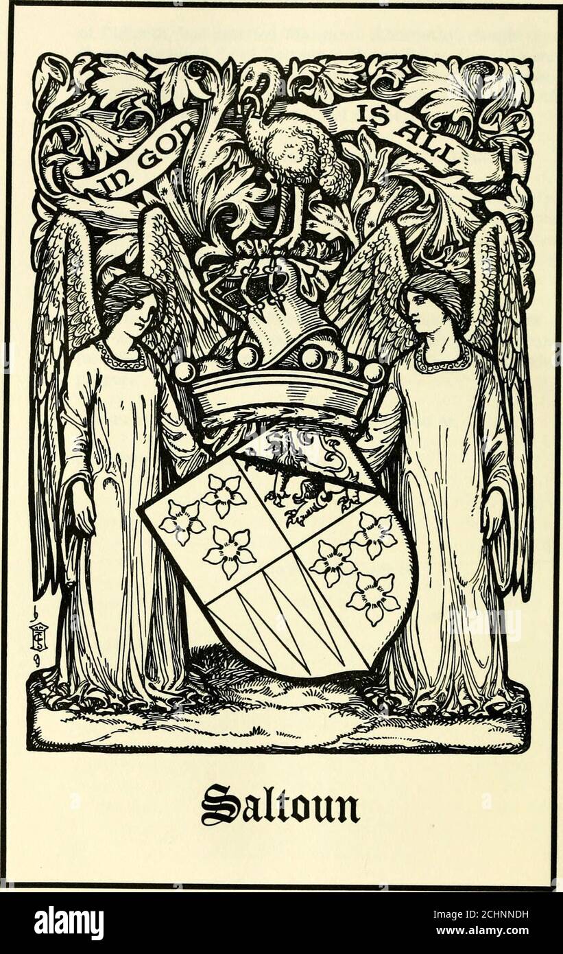 . The Scots Peerage; fondé sur l'édition de Wood de Sir Robert Douglas Peerage of Scotland; contenant un compte-rendu historique et généalogique de la noblesse de ce royaume. , dixième de Philorth, dont le père Alexandre, neuvième » les Frasers de Philorth, 6S-10. 416 ABERNETHY, l'Éternel SALTOUN de Philorth, avait épousé Margaret Abernethy, fille de George, septième seigneur Saltoun. Son droit au titre a été confirmé, non pas exactement par une nouvelle création, mais par une brevetarisation et l'approbation de son service comme héritier de ligne et en se présentant comme le titre et la dignité.^ création.—Seigneur Saltoun d'Abernethy, 2 Banque D'Images