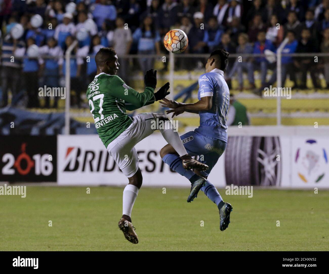 Football Soccer Bolivar Vs Deportivo Cali Copa Libertadores Stade Hernando Siles La Paz Bolivie 3 3