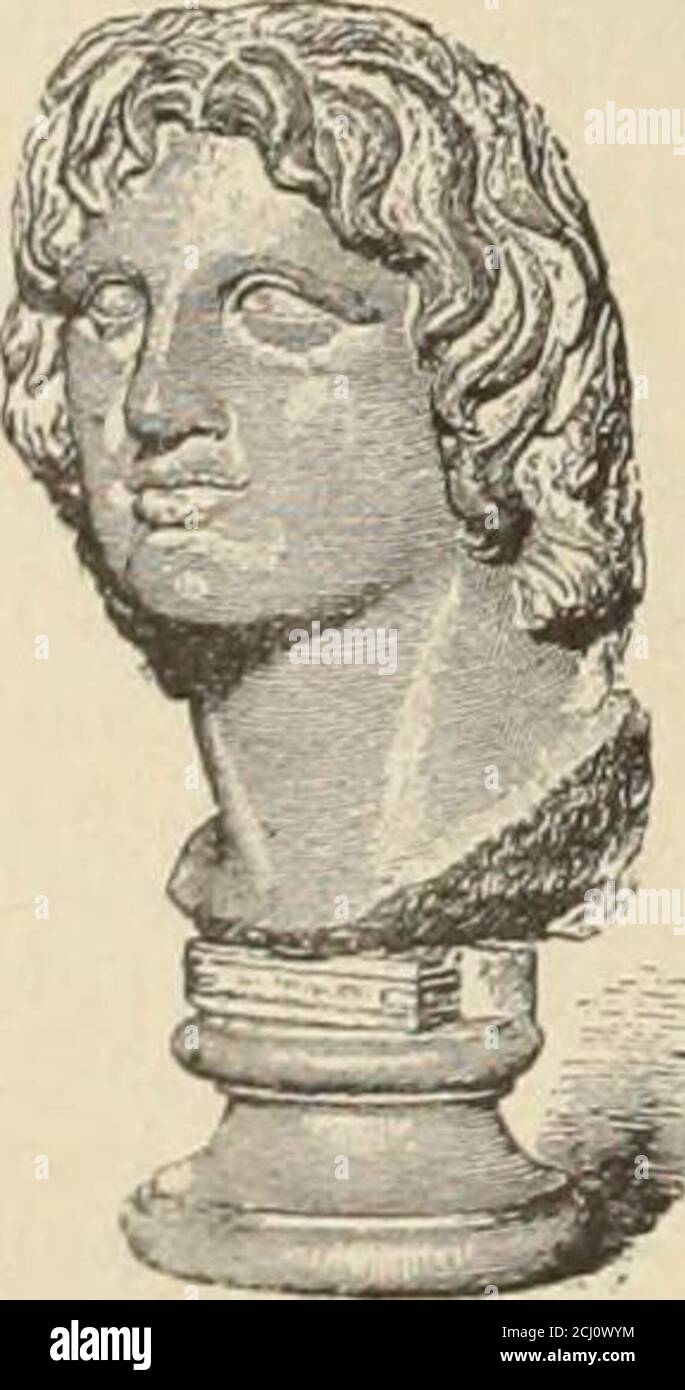 . Diccionario enciclopedico hispano-americano de literatura, siencias y artes. Edicion profusamente ilustrada con miles de pequeños grabados intercalados en el texto y tirados aparte, que reproducen las diferentes especies de los reinos animal, végétal y minéral; los intrumentos y aparatos aplicados recientemente á las ciencias, cultura, armados; industriámados de industriámapicos; Monedas y medallas de todos los tiempos, etc., etc. S al lado del gran Epaminoñdas. Ptolemeo Alorites. - Alejandro III el magno: BIOG. Rey de Ma-Macédoine. N. fr Banque D'Images