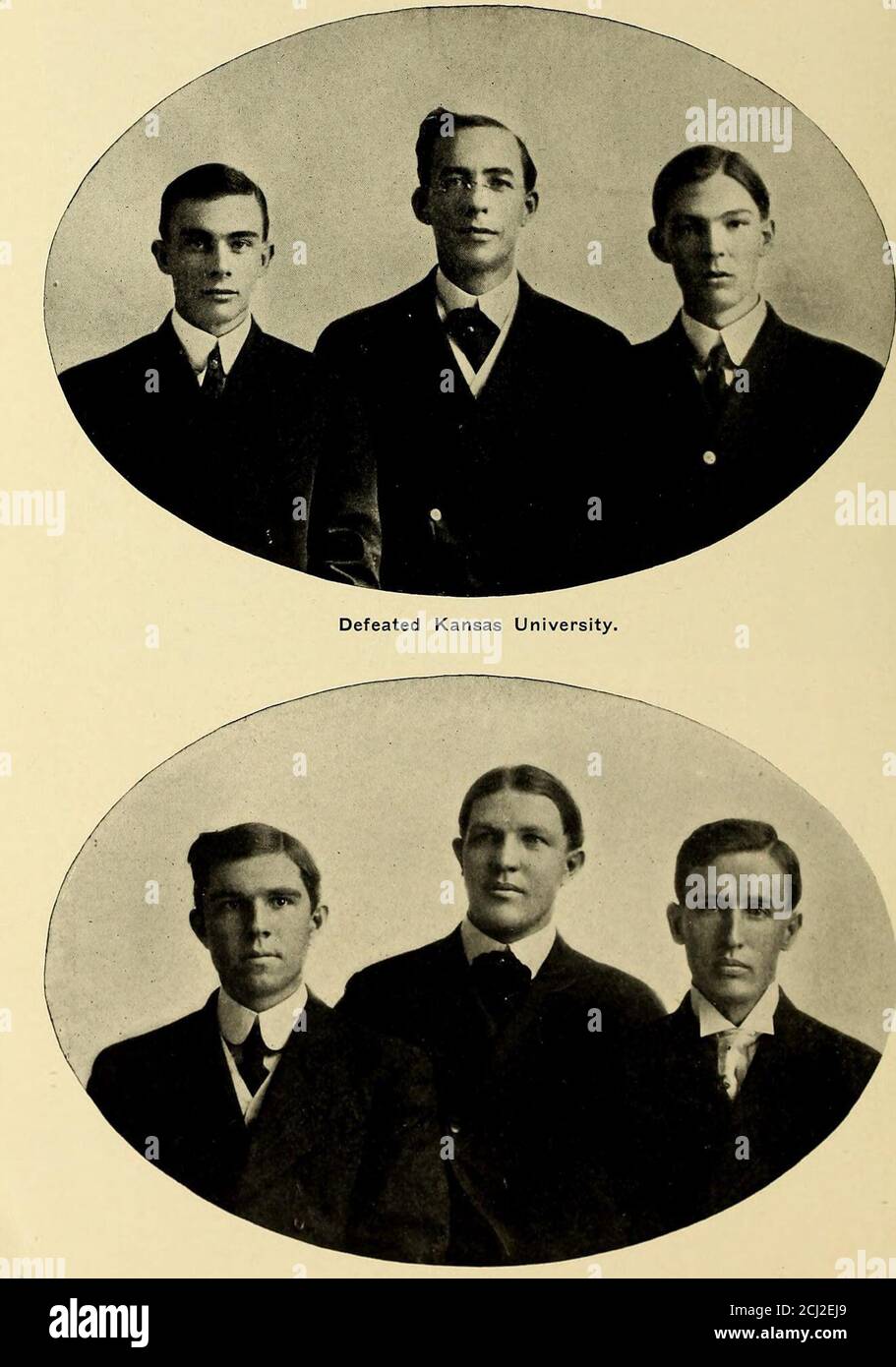 . La fleur d'orange . L. Taylor quatrième 1896 C. B. Dalton deuxième 1897 W. A. Brown première 1898 F. W. Games quatrième 1899 F. W. Games deuxième 1900 Robert Loofbourrow quatrième 1901 Robert Loofbourrow première 1902 Homer Hoch première 1903 Edward Hislop première 1904 George T. Nicholson Cinquième 1905 Elmer A. Riley troisième 1906 J. H. MOORE TROISIÈME 126 CONSEIL DE DÉBAT DE L'UNIVERSITÉ BAKER. CONSEIL POUR 1905-06. Biblicals: Président W. D. GREEN. TRÉSORIER H. A. AULT. R. E. BUTLER. Athenians: Secrétaire EARL DOUGLAS. G. T. JUSTIS. H. F. SMITH. Dans le débat comme dans d'autres branches de l'activité scolaire, le bilan de Bakers est vraiment envi-capable Banque D'Images