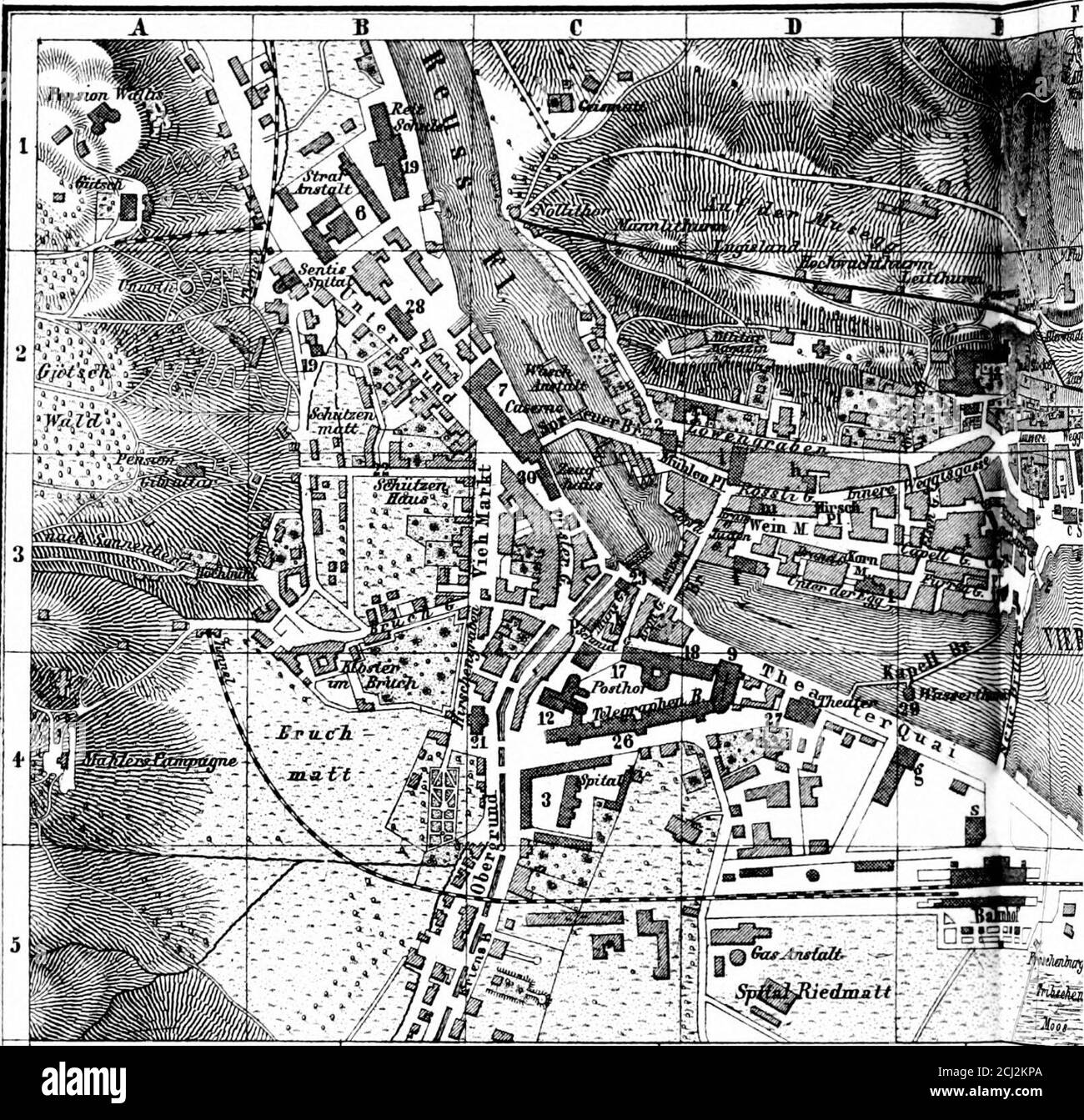 . Suisse: Et les parties voisines de l'Italie, de la Savoie et du Tyrol : manuel pour les voyageurs . ., L., & A./|i ..-o, U. 4/2ir.; Hôtel du Rigi (PI. e), adjacent au dernier (ces trois derniers sur le lac, sur la rive droite); Hôtel du Lac (PI. g), sur la rive gauche du Reuss, non loin de la gare, R., L., et A. 33/i-5, D. 3/-.> stylos. 7,2-!)fr.; -Hôtel du Saint-Gottiiard (PI. S), avec restaurant, près de la gare, 11.,I,., et A. 3 -j-1 2, B. I1/2, T>. 31/2 fr.; salaire (Soldes, PI. f). Près du pont au-dessus de l'Ieuss, R., L. et A. 3A, H- I1/-, l>-3/-2-4. ARTICLE 3 fr. — inex-pensive: Kngel, Banque D'Images