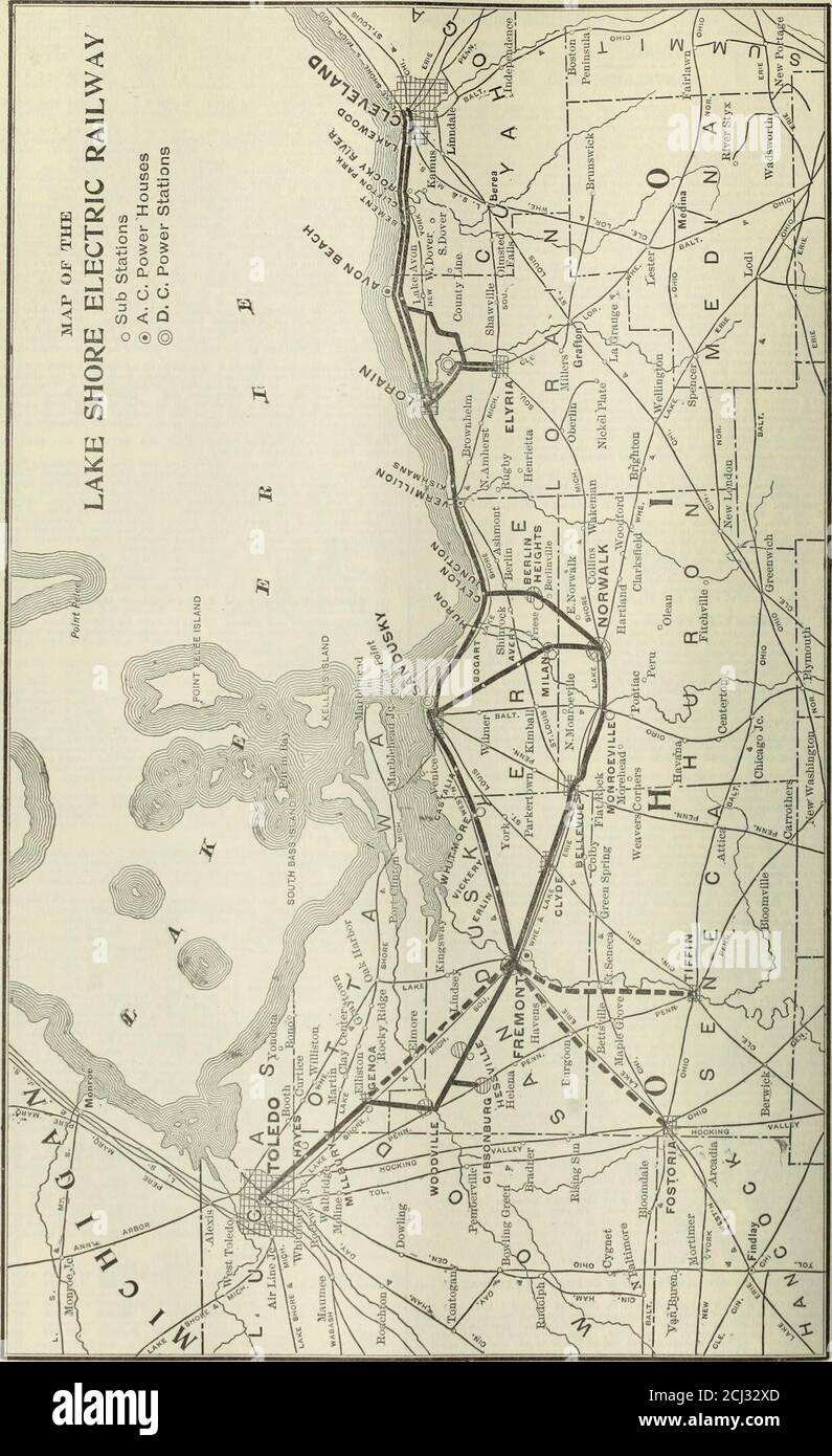 . La chronique commerciale et financière . The public Square, Cleveland.5 miles. Total piste exploitée (y compris 4 4 milles de double), 46H miles.with the Cleve. Peintures Un Ashtabula forme une ligne continue de Cleve-Land à Ashtabula. Poutre Rall de 68 lb sur la ligne principale, 75 lb T sur FalrportLine et 70 lb. T et poutre de 90 lb sur Shore Line; 26 voitures et 8autres voitures. Power-House est à Willoughby. Voitures-maisons à Willoughby, Painesville et Nottingham. RAPPORT.—pour les années se terminant le 31 1908 décembre. 1908. 1907. 1906. 1905. 295,812. Bénéfice brut 296,318 $ 271,100 $ 245,089 $ 225,751 $ 1904 $ frais et dépenses Banque D'Images