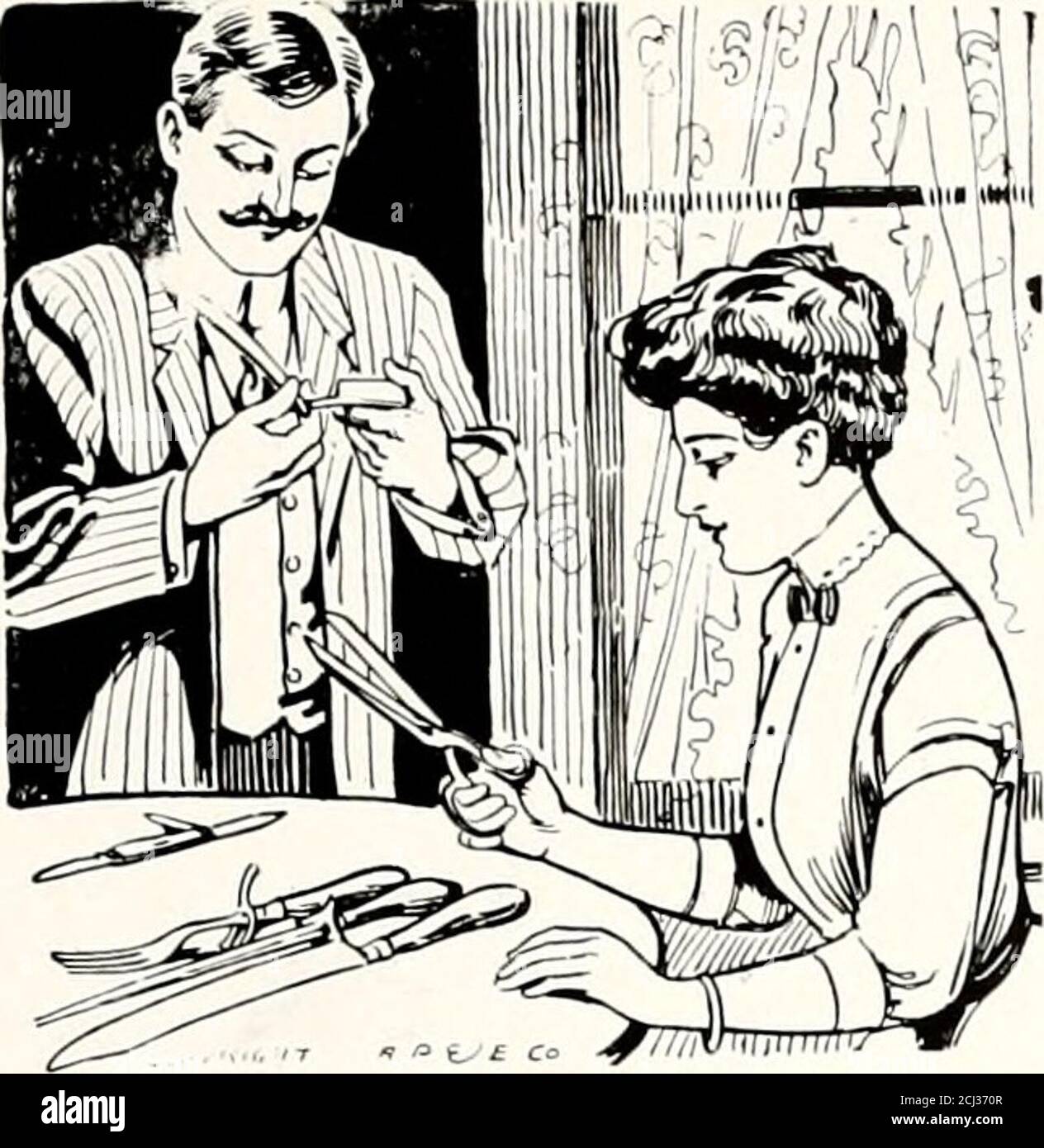 . Le Pioneer . amon quelques animaux de Russie. Wohlert: Musk-ox.prof: Correct. Un autre?Wohlert: Moscou. Alors que le train s'approchait du portier de la ville, il s'approchait du gentilhomme au bout d'un blason, disant avec asmile: Puis-je vous brosser, sah?non, répondit-il, je préfère me mettre à l'extérieur de la manière habituelle. Arrêtez paterfamilias: Tommy,tirant cette pauvre queue de chats. Tommy: Je ne le tire pas, pa.IM seulement en le maintenant. Le catapulter. Patrisez TheStabce 91 compliments de perfection Biscuit Company fort Wayne, Ind. UN homme a laissé son parapluie dans le stand dans un hôtel avec une carte barrel'inscription suivante: T Banque D'Images