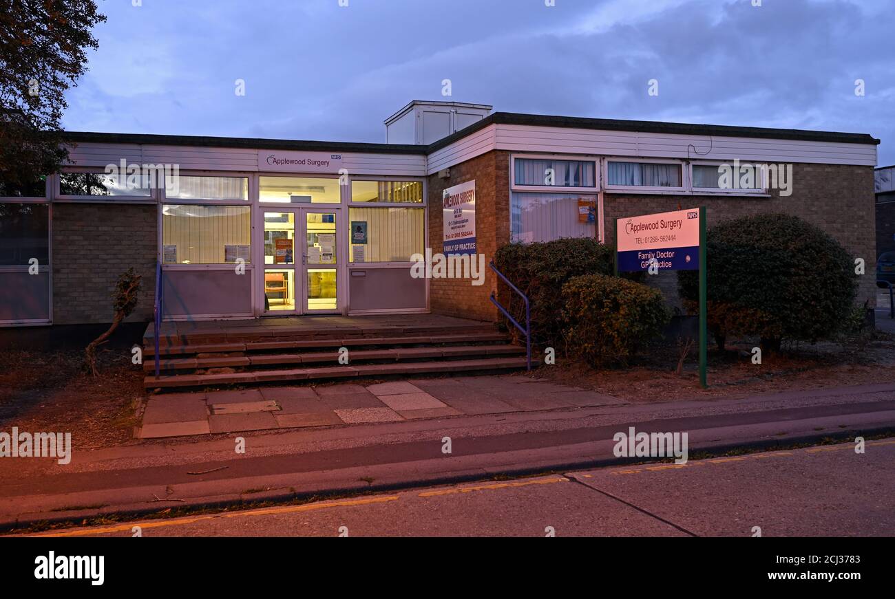 The Applewood Surgery at in Market Avenue (Off Market Road) at Wickford. Essex, Royaume-Uni Banque D'Images
