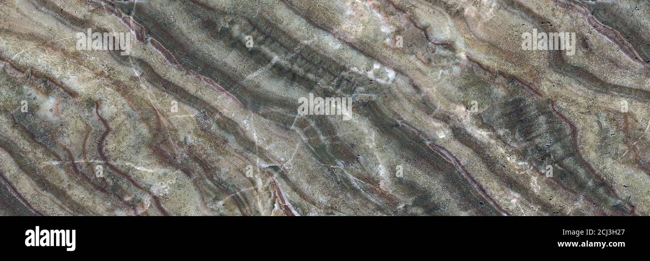 Fond de marbre vert, carreaux de marbre naturel pour mur et sol en céramique, céramique de granit brillant italienne de première qualité Emperador Banque D'Images