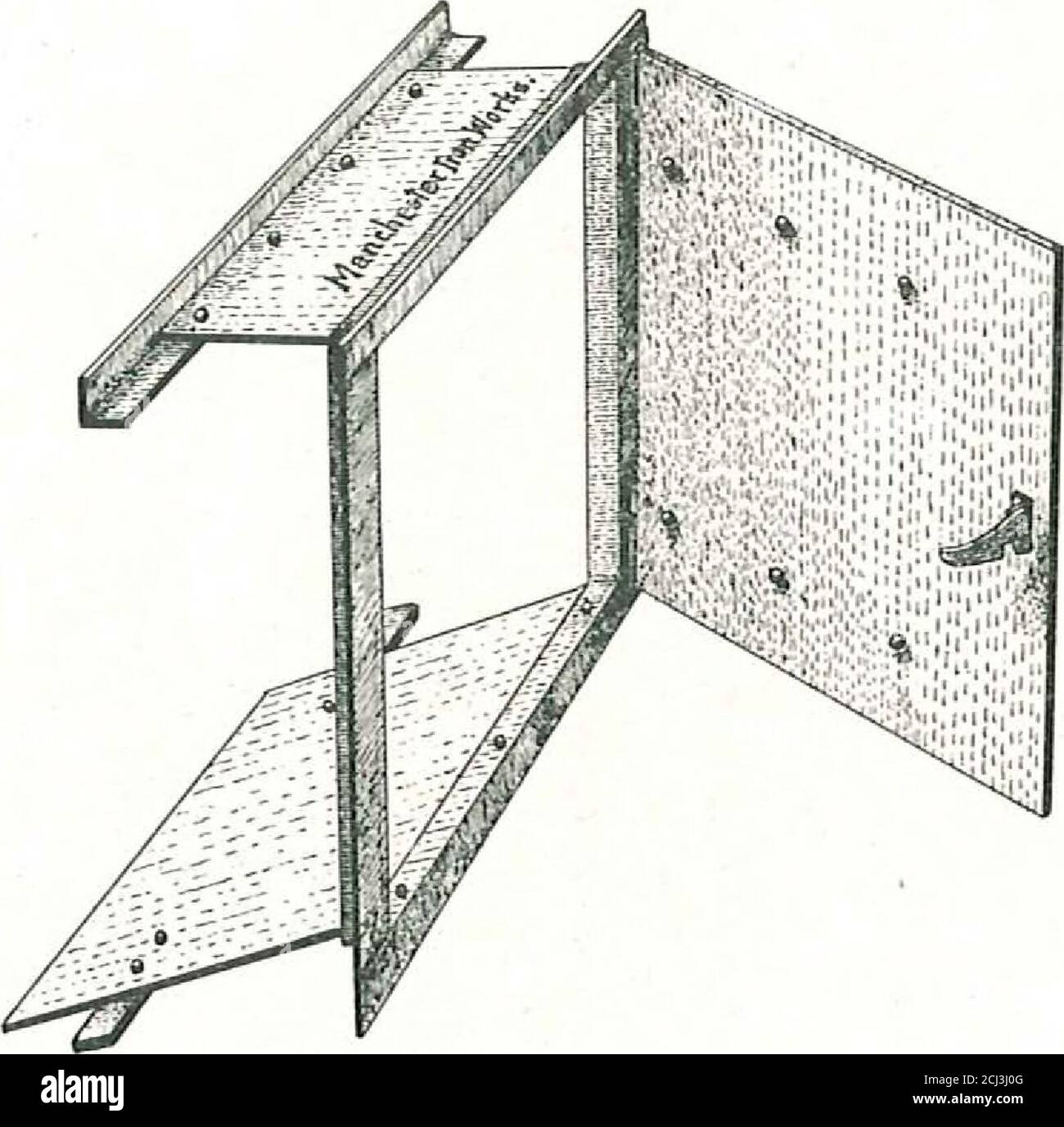 . Architecture, structure, ornement fer et acier . N° 2—GOULOTTE DE CHARBON PLEINE CAISSE AVEC PORTE LATÉRALE EN VERRE N° 3 N° 3—PORTE À CHARBON AVEC FOND EN ACIER LAVANT ACIER ANDSHEET ET LINTEAU COUDÉ N° 4— GOULOTTE DE CHARBON DE CAISSON DE PORTE EN ACIER À CHARNIÈRES LATÉRALES, IDENTIQUE AU n° 2 AVEC PORTE AU n° 3 nombre taille de la porte n° 2a 20 po. X 20 po. N° 2b 24 po. X 24 po. N° 3a. 20 po. X 20 po. N° 3b 24 po. X 24 po. N° 4a 20 po. X 20 po. N° 4b 24 po. X 24 po. Prix pour mur de 13 po. Pour mur de 18 po. l tout pour mur de 21 po. 11.60 $ . 12.00 $ 12.60 13.00 13.40 14.00 5.80 6.00 6.30 7.00 7.30 7.70 7.20 7.50 8.00 8.20 8.60 9.20 24 $ po x 24 po Banque D'Images