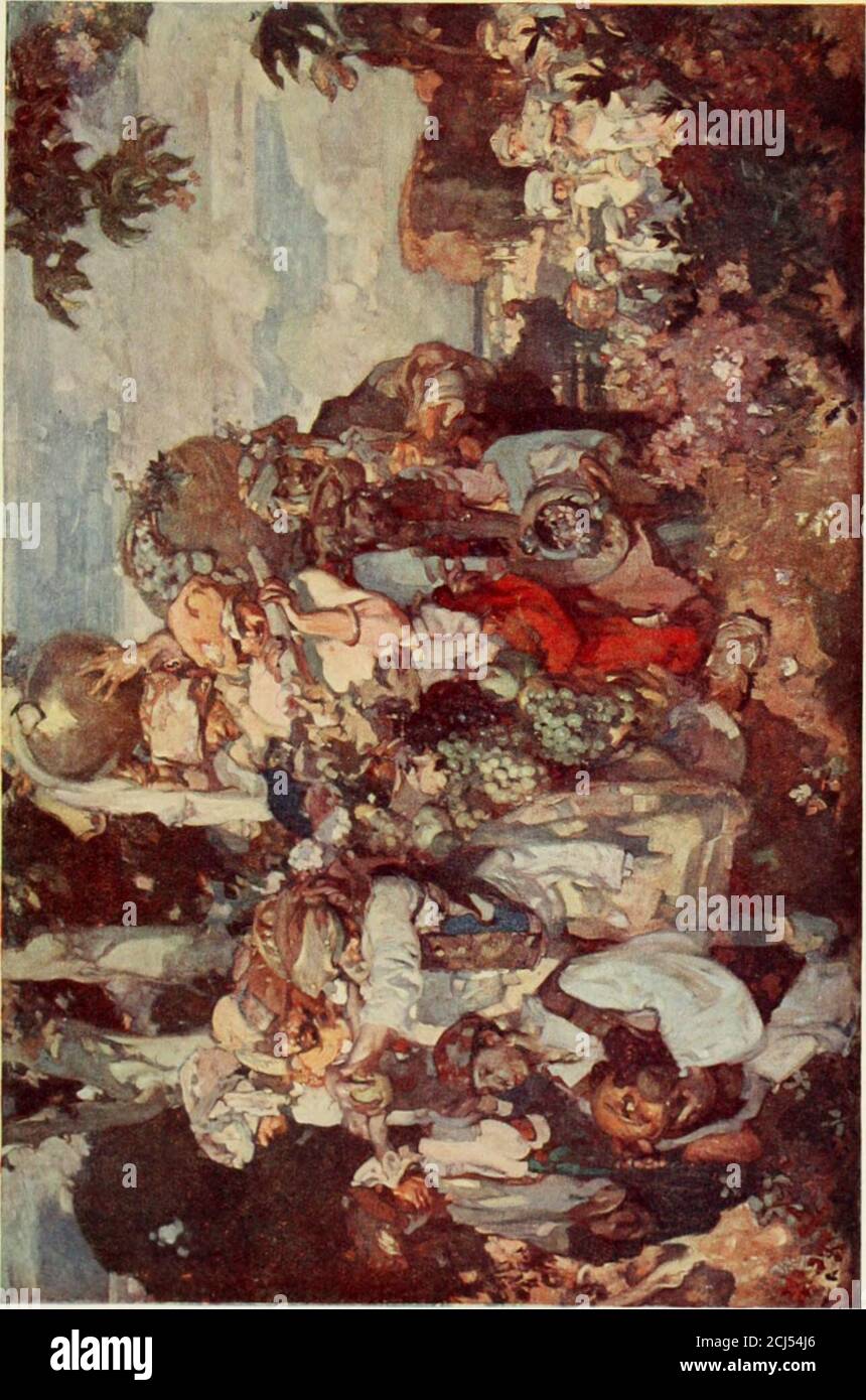 . Frank Brangwyn et son travail. 1911 . il quantité de détails ; il est la vérité de l'ensemble. Si votre photo contient des détails exquis, égaux d'une extrémité de t&gt;ecanvas à l'autre, le spectateur la regarde avec l'indifterence. Tout ce qui l'intéresse aussi bien, rien ne l'intéressera beaucoup. Il n'y aura pas de limite. Votre picturepeut se prolonger indéfiniment ; vous n'atteindrez jamais la fin de celle-ci. Vous n'aurez jamais terminé. L'ensemble est la seule chose qui est terminée dans une image. Strictement speakhif;,vous pourriez faire -sans couleur, mais vous pouvez faire l'iothout harmonie. Millet shadt Banque D'Images