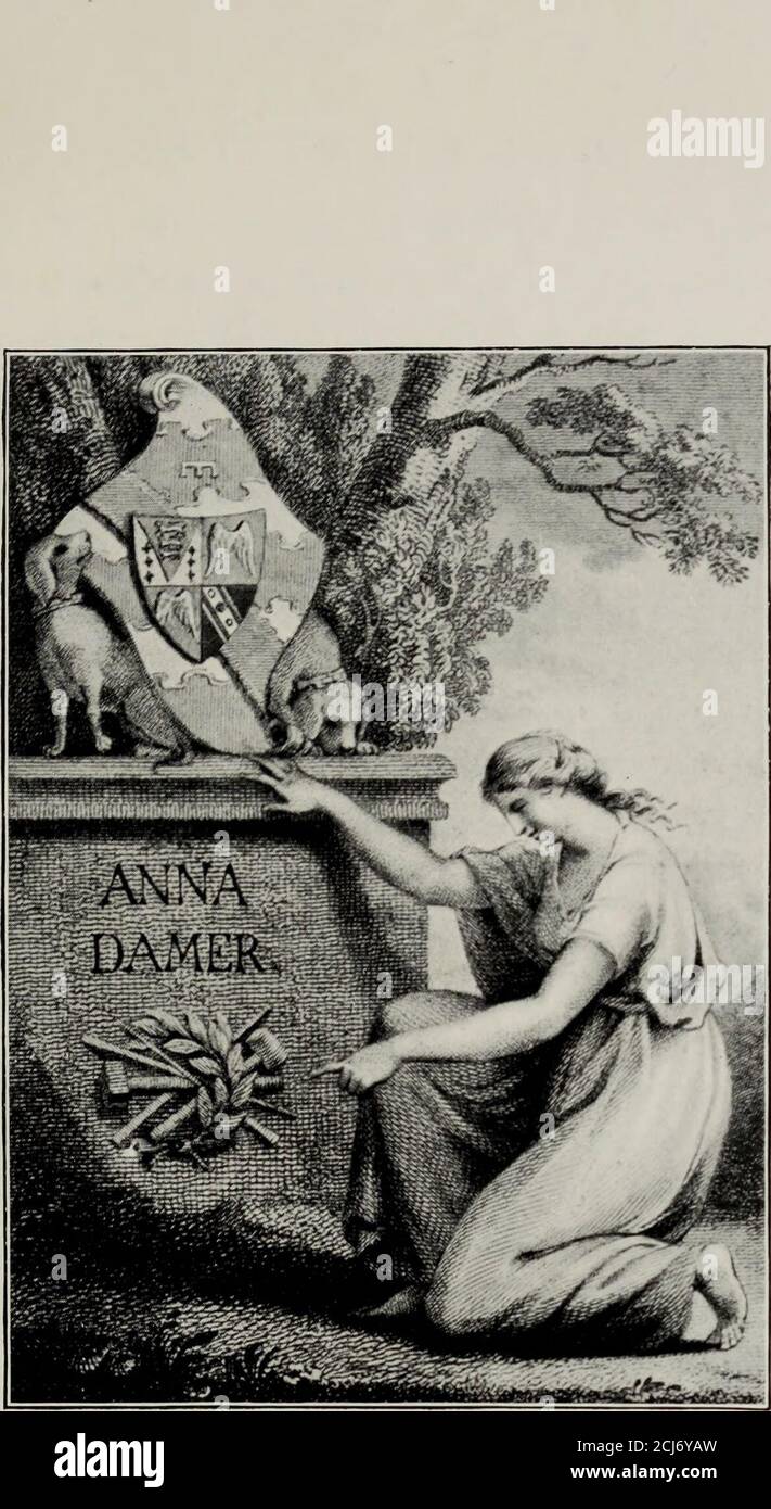 . Anne Seymour Damer. Une femme d'art et de mode, 1748-1828 . submergent barricade leurs personnes, en bref, bon sens, l'information, la simplicité, et la facilité est caractéristique des Berrys. Walpole s'excuse auprès de son corre-spondent pour l'avoir envoyée cette longue description de deux perles trouvées dans son chemin, et trois ans il lui dit qu'ils sont des extraordinaryêtres, et il est fier de sa partialité pour eux. Il a été rapporté à l'époque que HoracetWalpole était amoureux de Mary Berry et hadproposa le mariage à elle, mais de la mannerin où il écrit des sœurs ce semblant probable. Il Banque D'Images