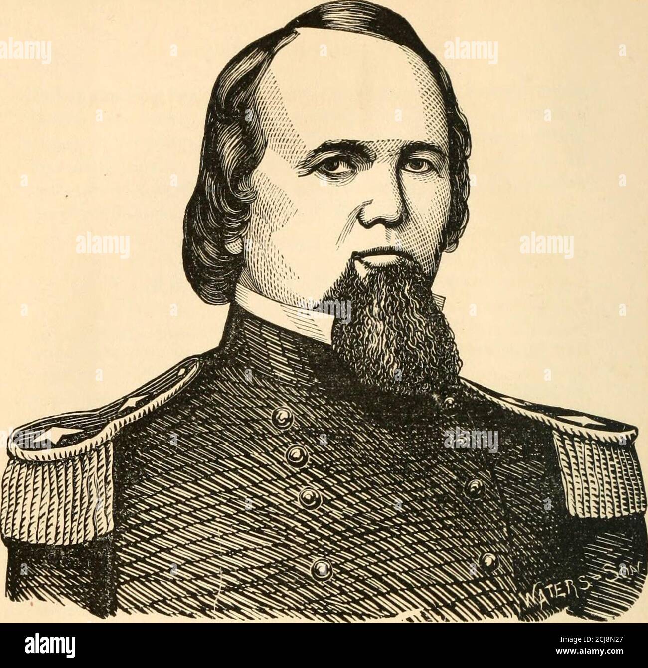 . Lloyd's histoire de la bataille de la grande rébellion : complète, de la capture de fort Sumter, le 14 avril 1861, à la capture de Jefferson Davis, le 10 mai 1865, englobant l'hommage du général Howard au volontaire ... et une revue générale de la guerre pour le syndicat . JOHN POPE, général de division Yols. Et Brevet Major-(jen. U. S. A., né à Kaskaskia, 111.,mars 12,1823 ; diplômé à AVest point en 1842. 2d-Lieut. Haut. J:ngi-Neers, 1842; août 1846, sous Taylor, au Mexique; Brevet IST-Lieut., pour Monterey, 23 septembre 1846, et Capt. Pour Buena Vista, 23 février 1847. État de 111. Lui a présenté une épée sur son Banque D'Images