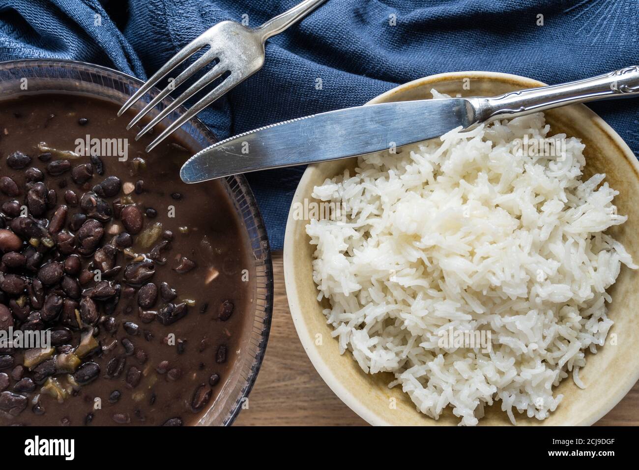 Recette de Haricots noirs et riz à la cubaine 