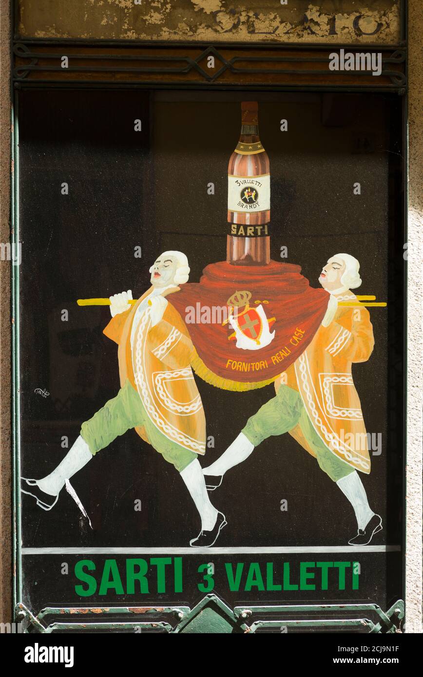 Pub historique des alcools, Italie Banque D'Images
