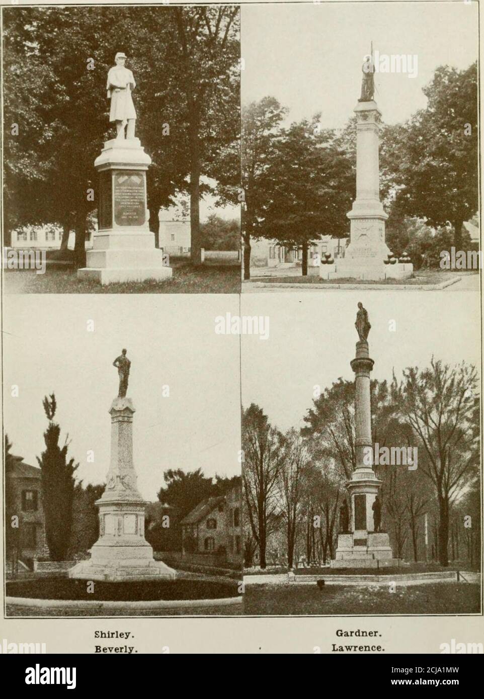 . Monuments, tablettes et autres monuments commémoratifs érigés au Massachusetts pour commémorer le service de ses fils dans la guerre de la rébellion, 1861-1865 .. . Whitman. Arlington. Kingston.Methuen. PLAQUE XIII. Banque D'Images