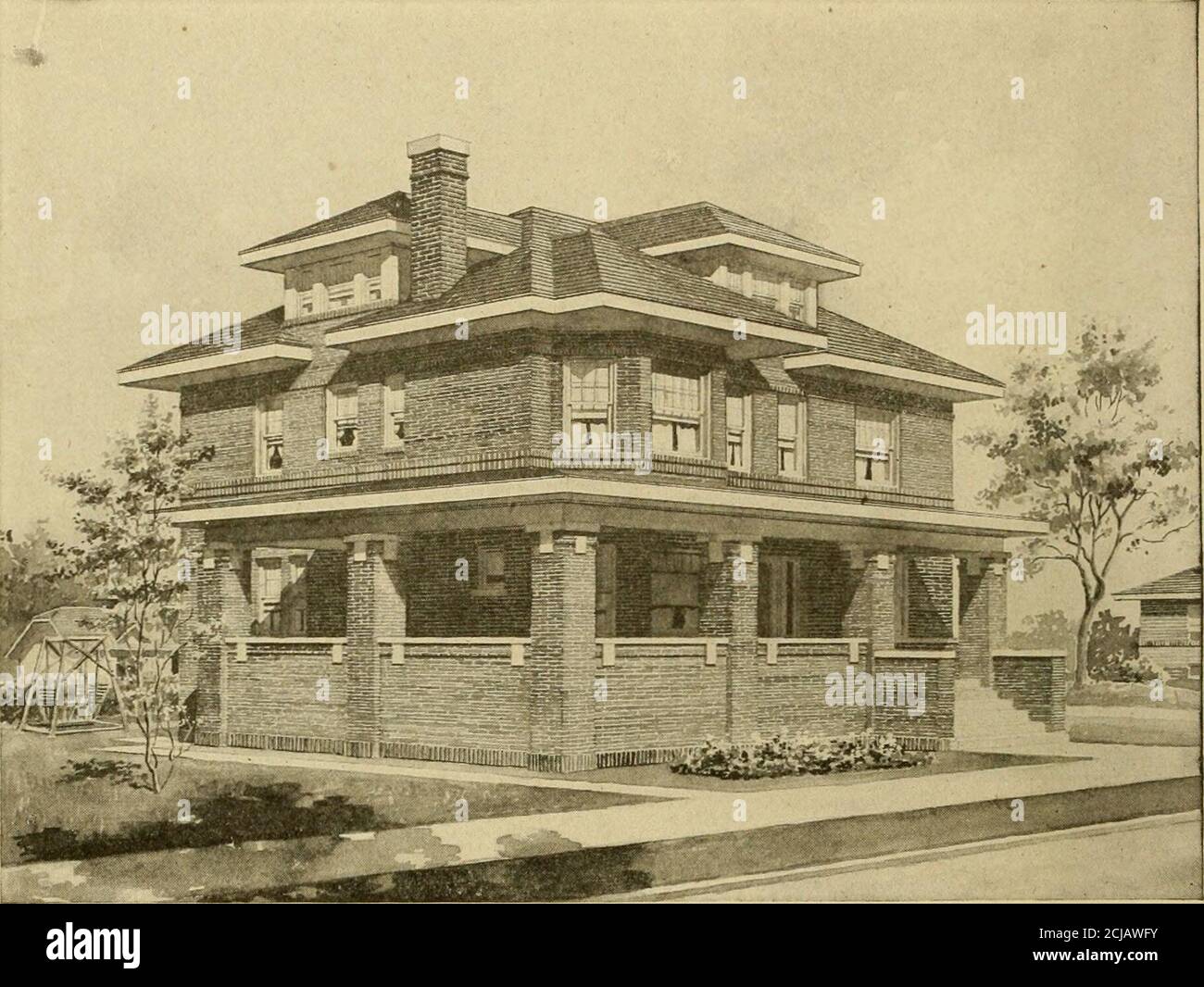 . Les maisons en briques de Radford et comment les construire : une collection standard de