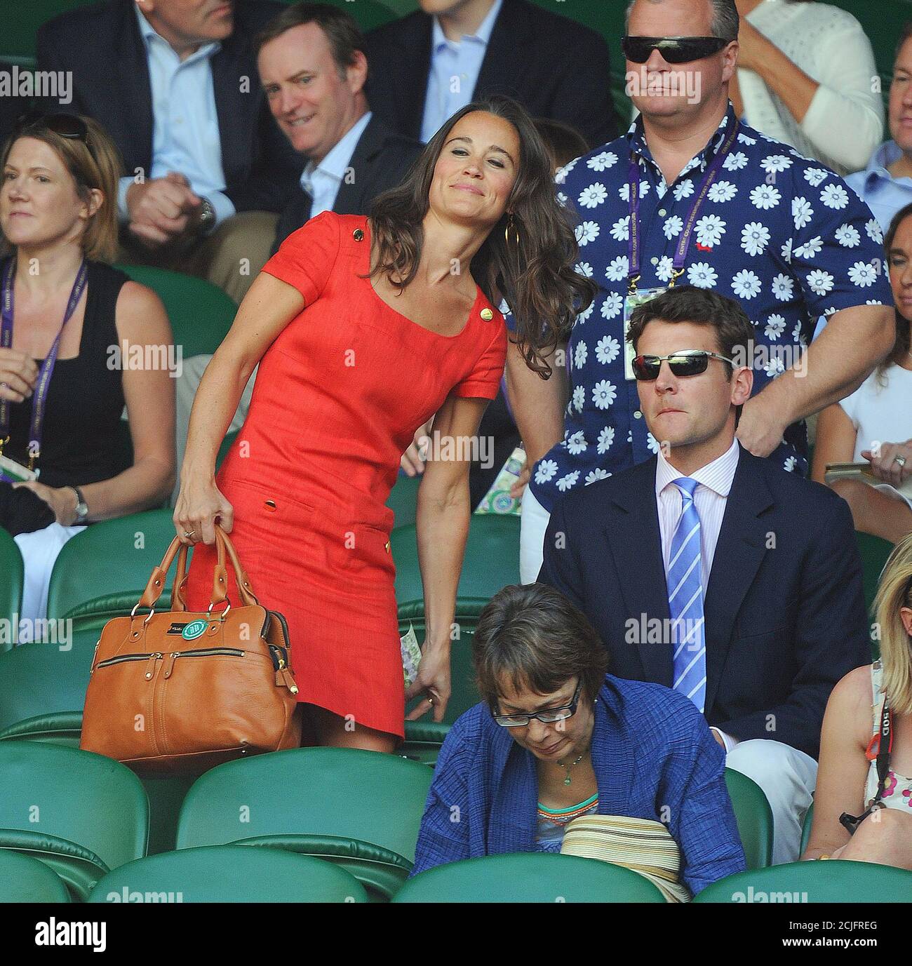 Pippa Middleton et Alex Louden Wimbledon tennis Championships, Wimbledon, Londres, Grande-Bretagne - 29 juin 2011 CRÉDIT PHOTO : © MARK PAIN / ALAMY STOCK I Banque D'Images