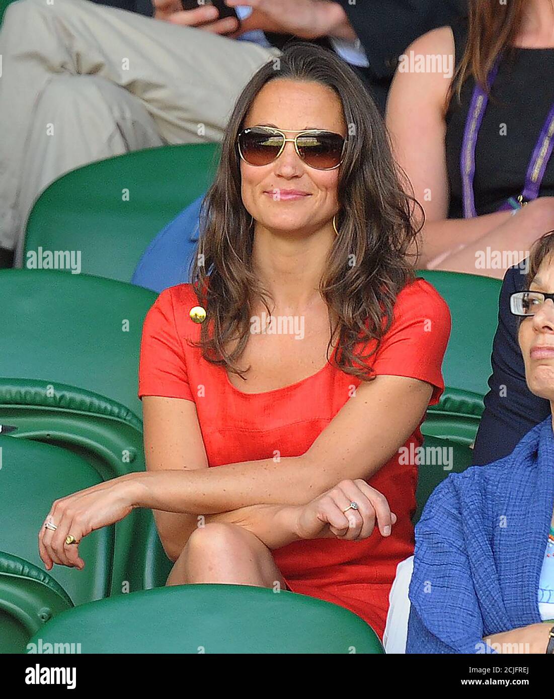 Pippa Middleton et Alex Louden Wimbledon tennis Championships, Wimbledon, Londres, Grande-Bretagne - 29 juin 2011 CRÉDIT PHOTO : © MARK PAIN / ALAMY STOCK I Banque D'Images