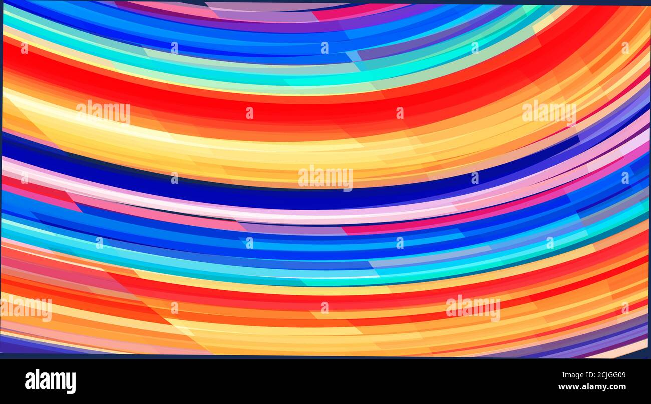 Motif abstrait à rayures de couleur vive. Fond de carnaval graphique vectoriel Illustration de Vecteur