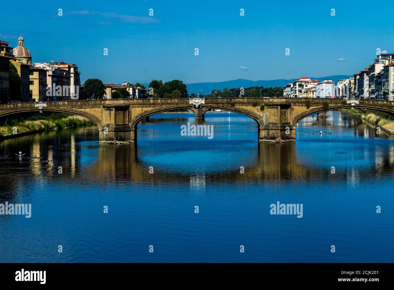 Une image de Ponte Santa Trinita à Florence Banque D'Images
