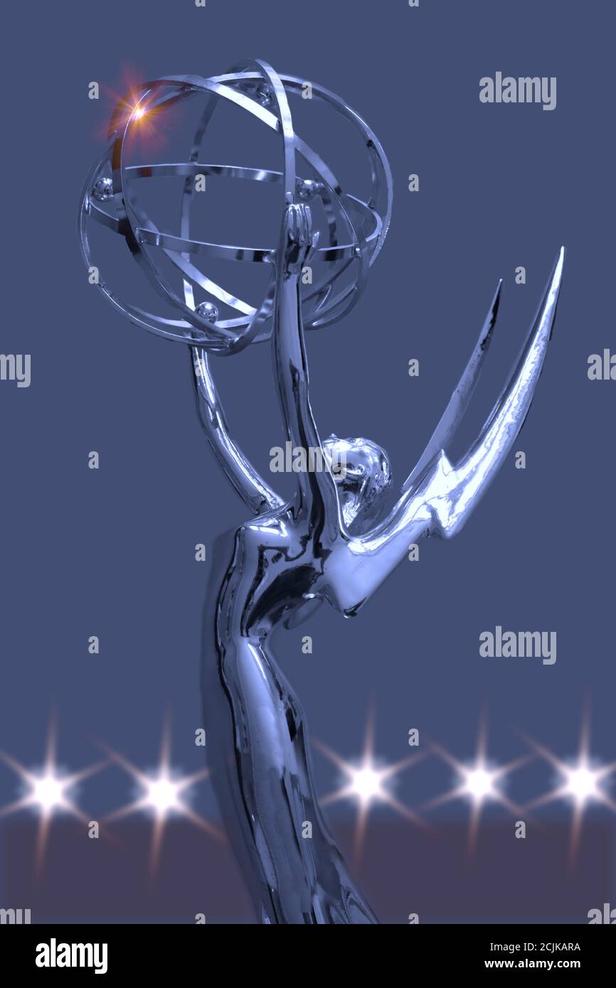 Une Académie américaine des arts et des sciences de la télévision, Emmy Award Banque D'Images