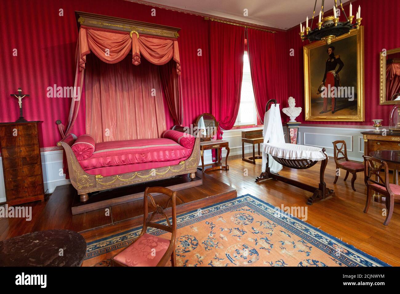 La chambre ou la chambre d'Orléans; une chambre médiévale meublée avec des  ornements dans le château d'Amboise, Amboise, France Europe Photo Stock -  Alamy