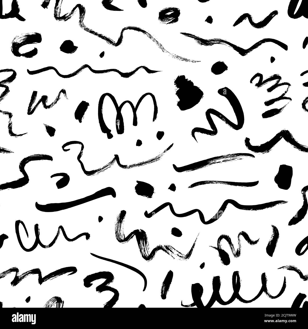 Formes à balayage vectorisées sans couture. Illustration de Vecteur