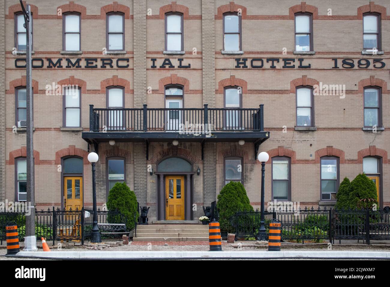 L'hôtel commercial de Seaforth, Ontario. Banque D'Images