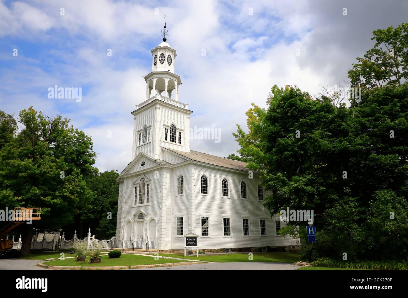 Première église congrégationale de Bennington.Old Bennington.Bennington.Vermont.USA Banque D'Images