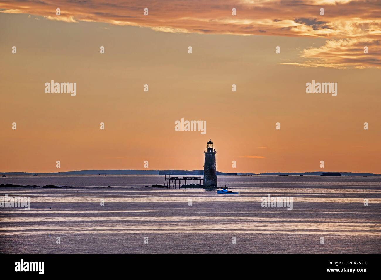 Portland Head Light à Portland Maine Banque D'Images