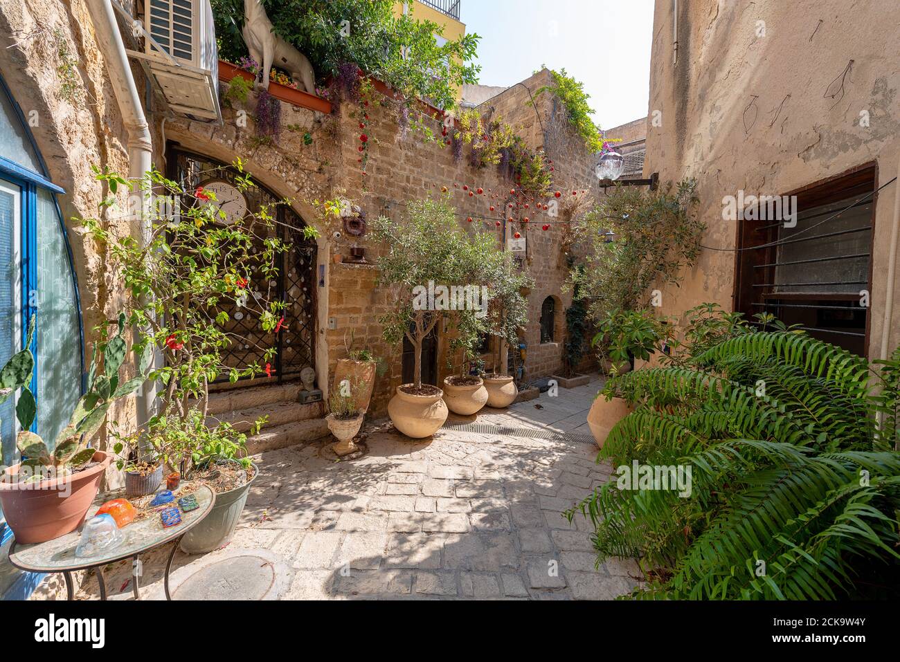 Vieux ruelles de Jaffa, tel Aviv, Israël Banque D'Images