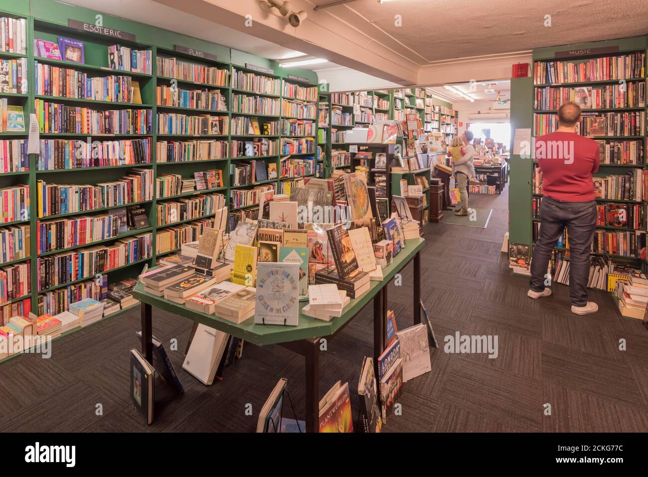 Livres anciens, neufs et d'occasion en vente dans une librairie de King Street, Newtown, Sydney, Australie Banque D'Images