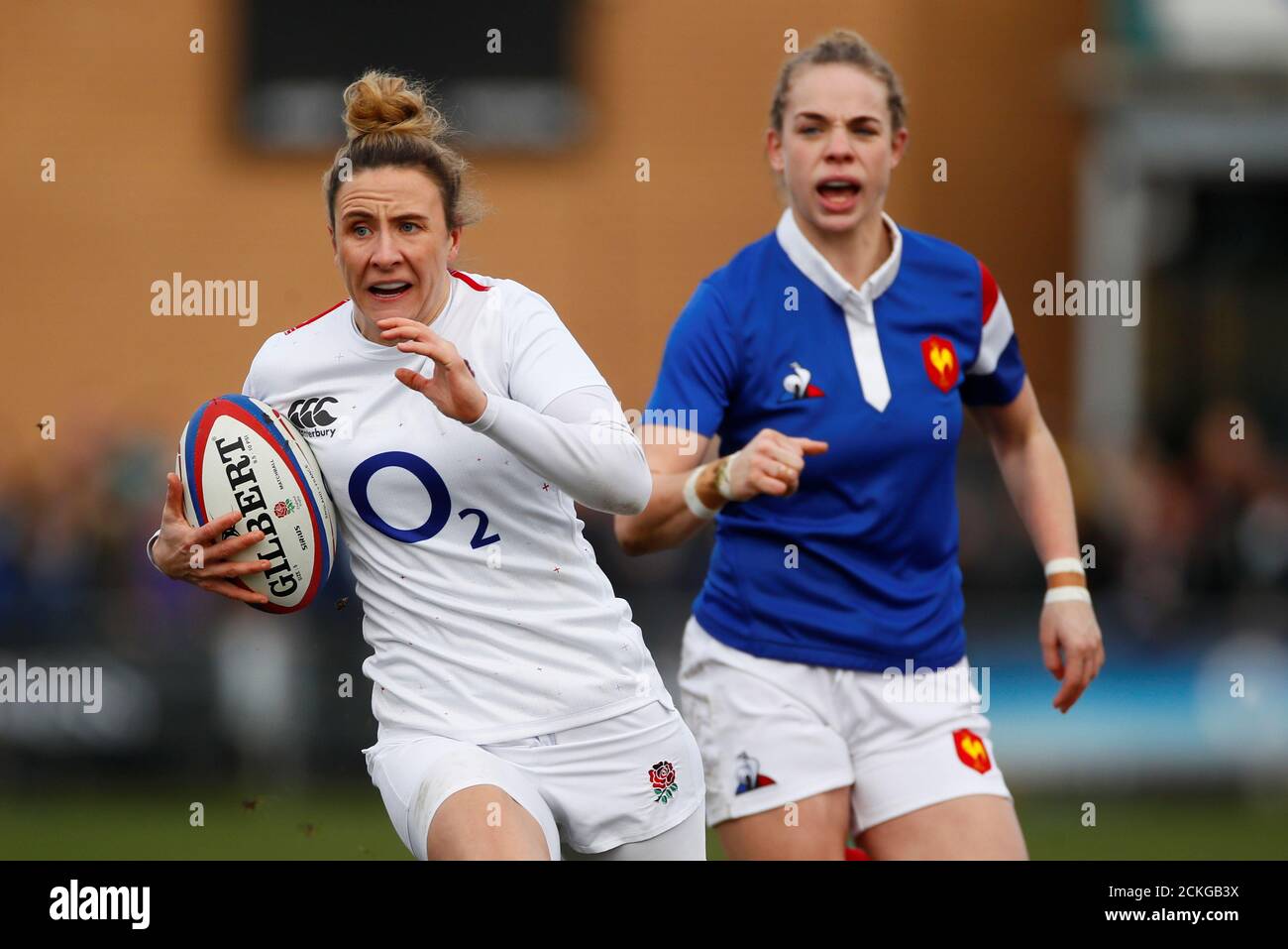Rugby Union - Championnat féminin des six Nations - Angleterre v France -  Castle Park, Doncaster, Grande-Bretagne - 10