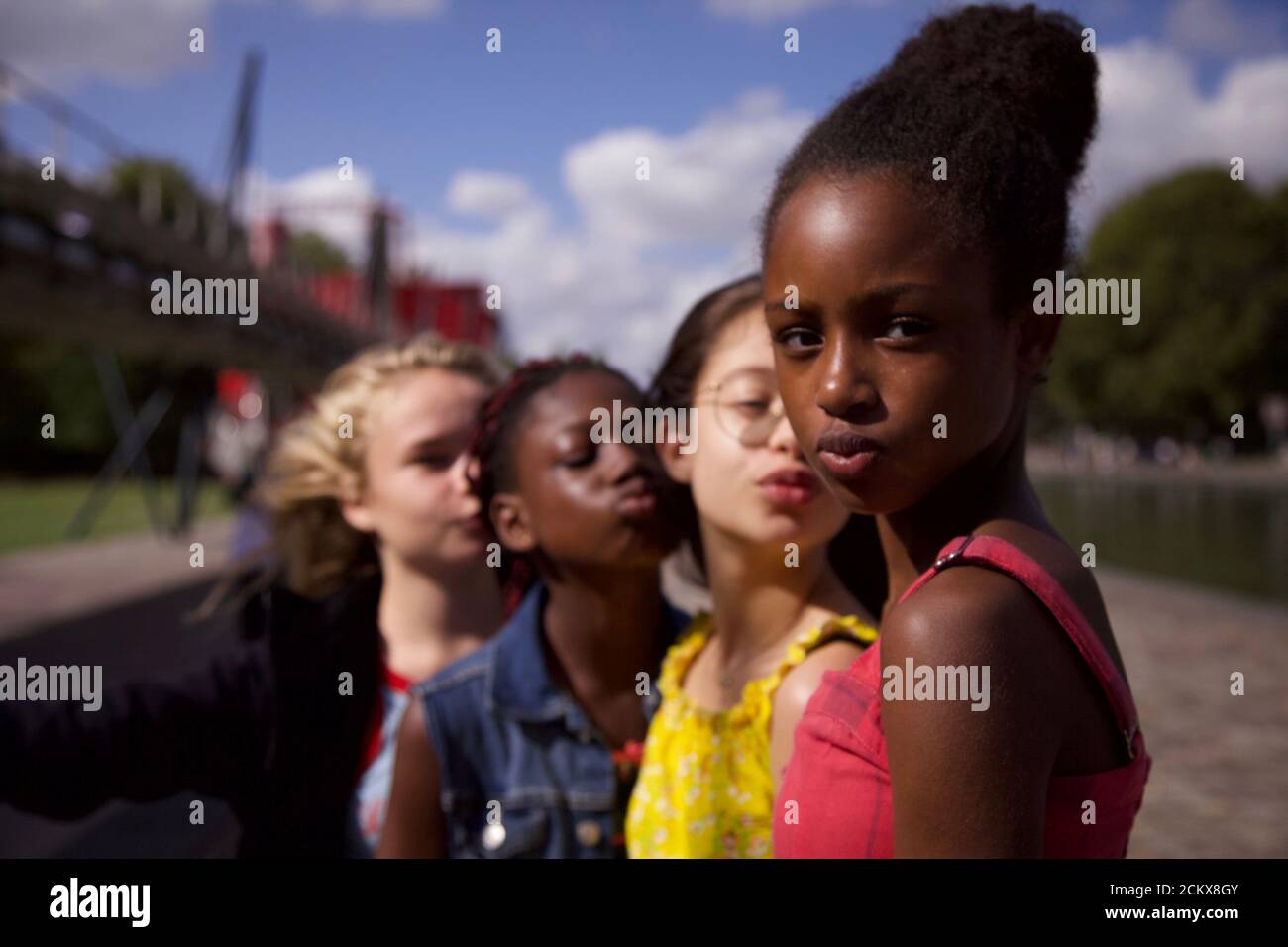 Scène encore, 'Cuties' (2020) photo Credit: Netflix / The Hollywood Archive Banque D'Images