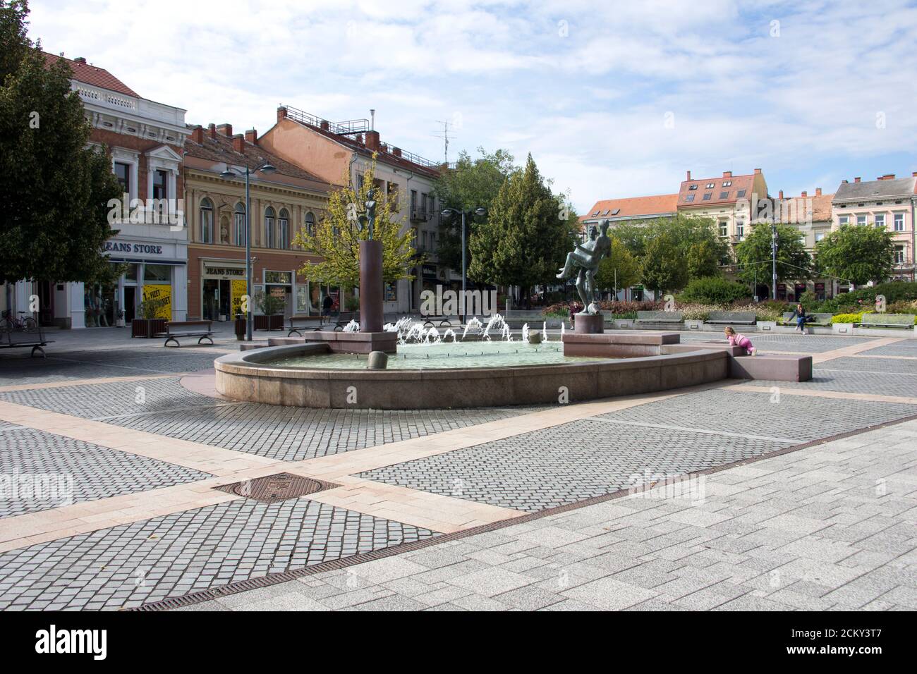 SZOMBATHELY, HONGRIE - SEPTEMBRE 7 2020: En raison du coronavirus pas autant de touristes que d'autres années visitez la vieille ville Szombathely, Hongrie en septembre 2 Banque D'Images