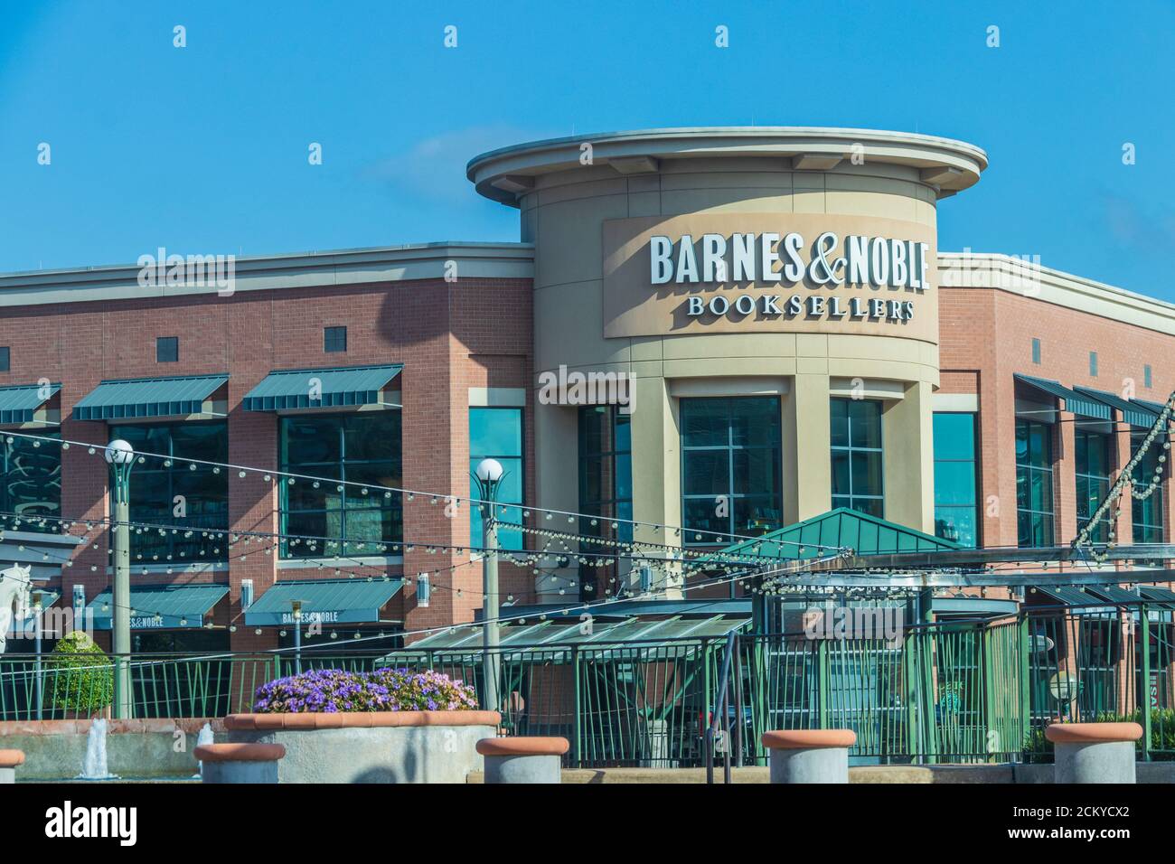 Barnes and Noble Book Store au centre commercial Woodlands Mall, dans les Woodlands, Texas. Banque D'Images