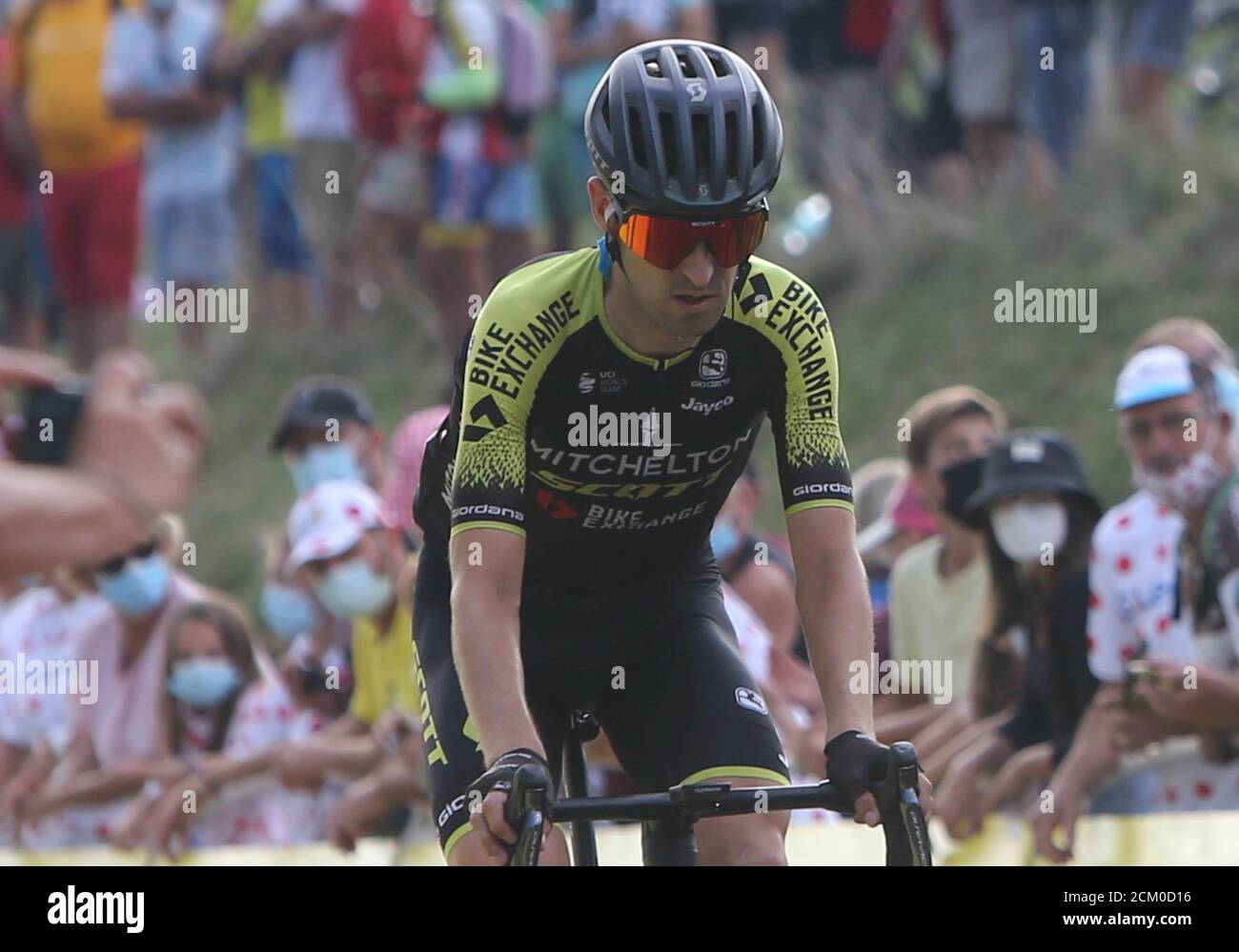 Mikel Nieve de Mitchelton - Scott pendant le Tour de France 2020, course cycliste 16, la Tour-du-PIN - Villard-de-Lans (164 km) le 15 septembre 2020 à Villard-de-Lans, France - photo Laurent Lairys / MAXPPP Banque D'Images