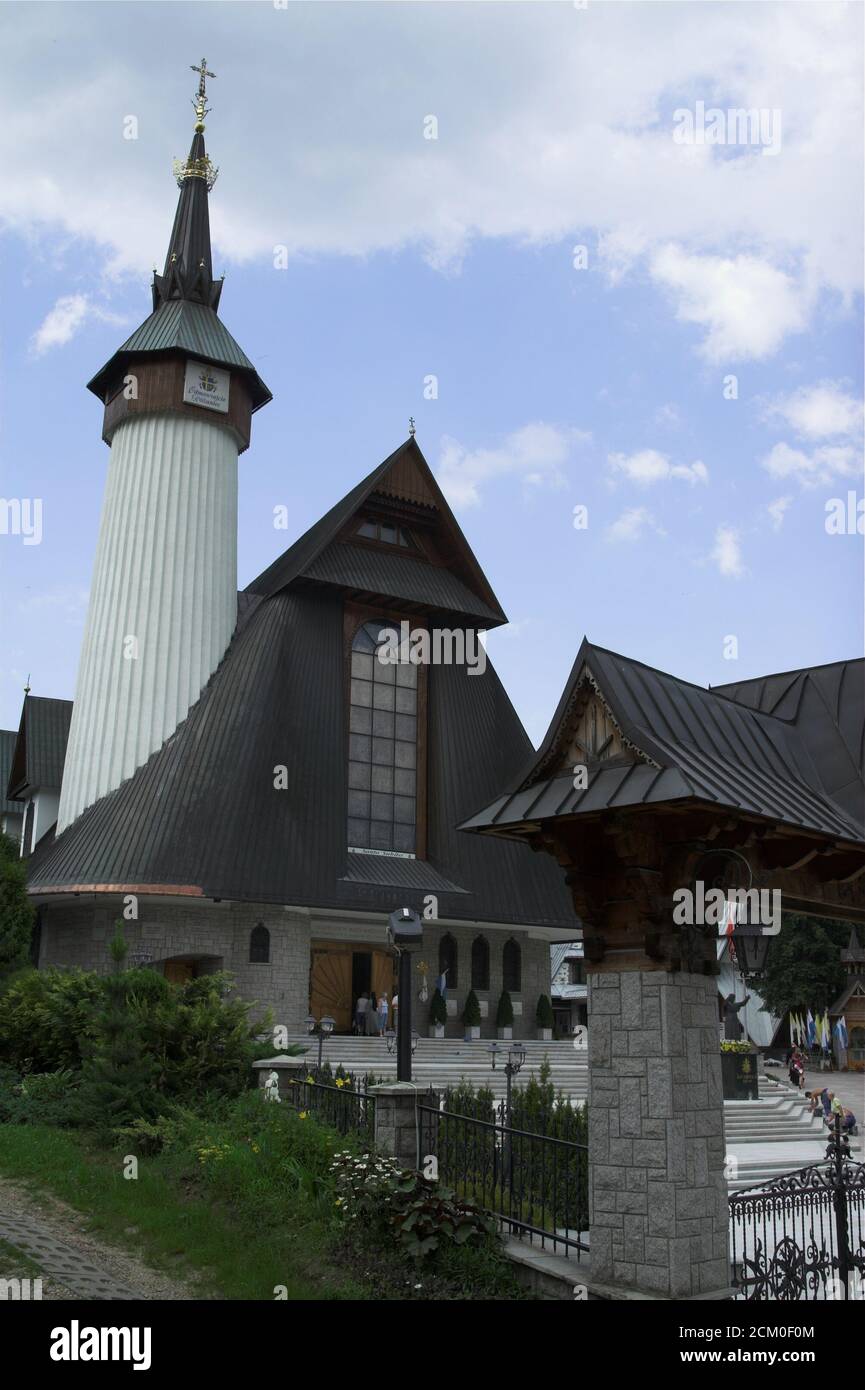 Zakopane, Polska, Pologne, Sanctuaire de notre-Dame de Fatima. Polen, Heiligtum Unserer Lieben Frau von Fatima. Sanktuarium Matki Bożej Fatimskiej. Banque D'Images