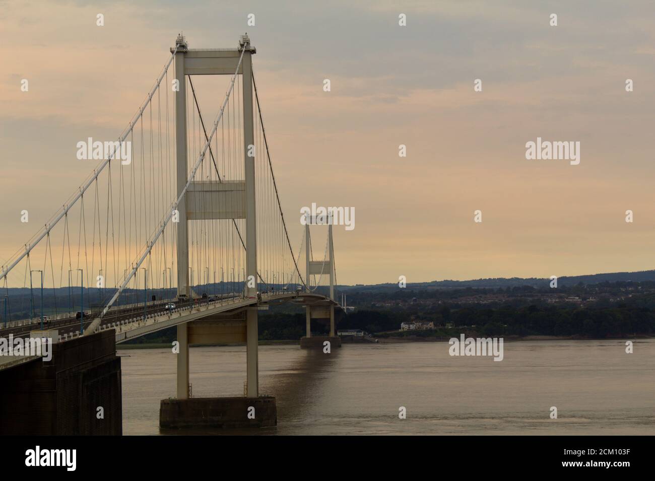 Pont Severn traversant la rivière Severn Banque D'Images