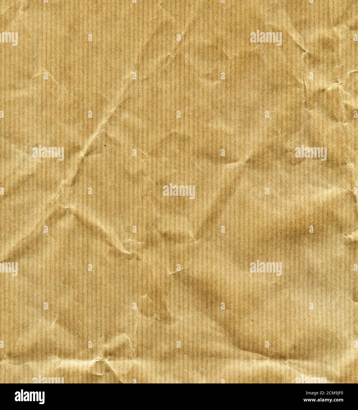 Emballage à rayures texturées arrière-plan en papier brun Banque D'Images