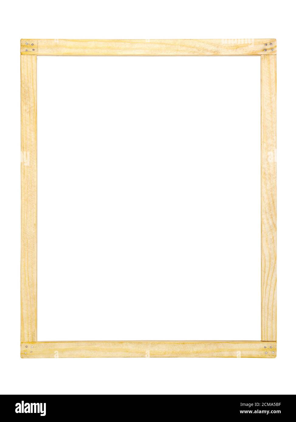 cadre en bois simple fait maison Photo Stock - Alamy