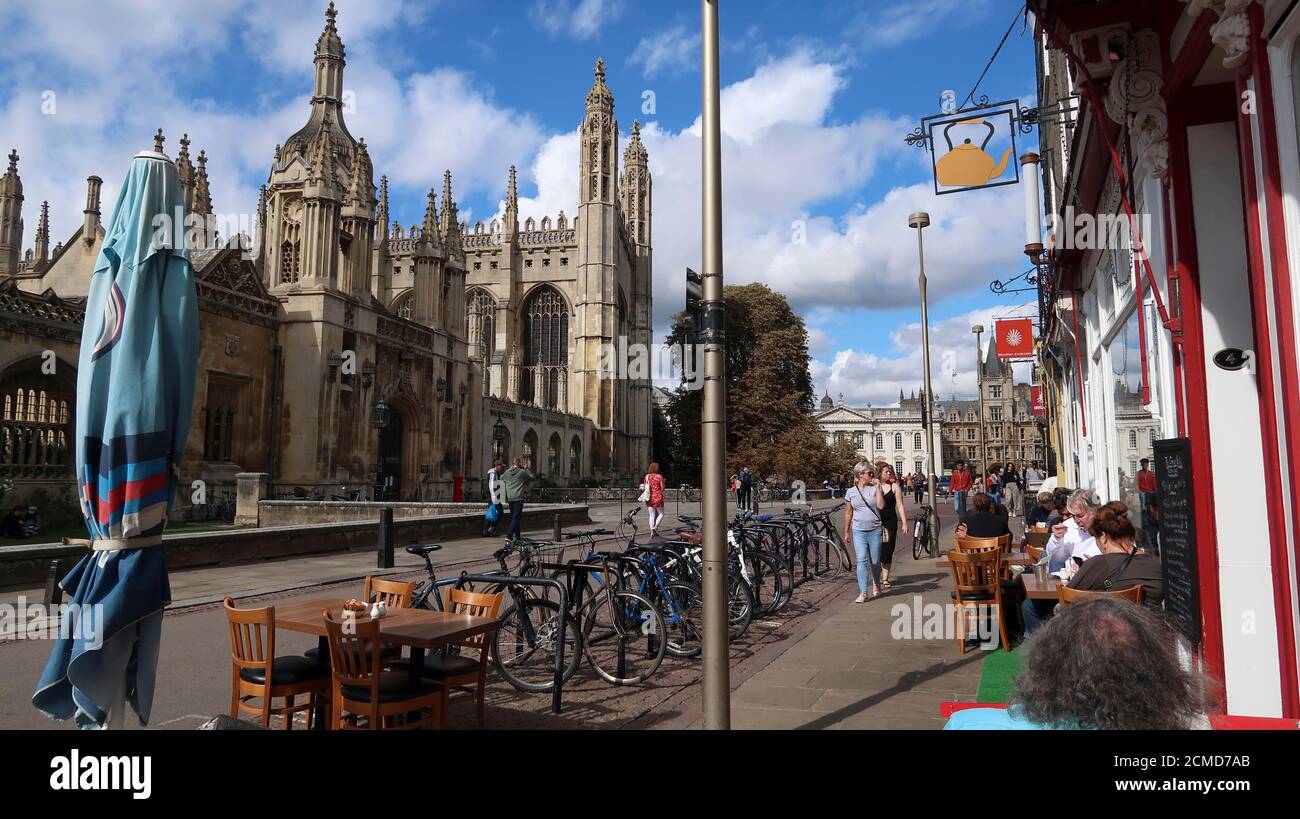 Kings Parade Cambridge Banque D'Images