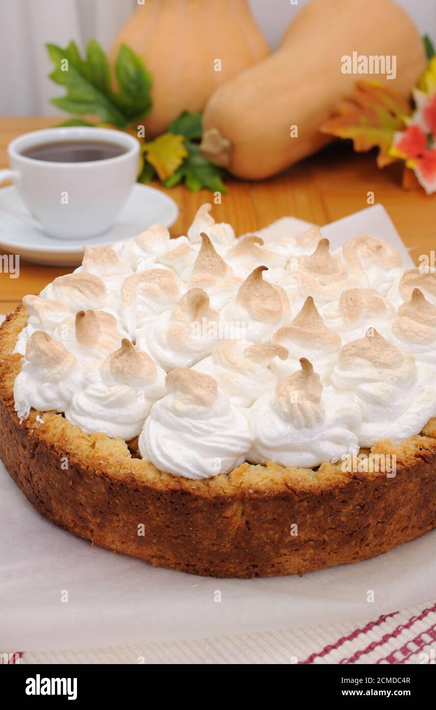 Tarte à la citrouille Banque D'Images